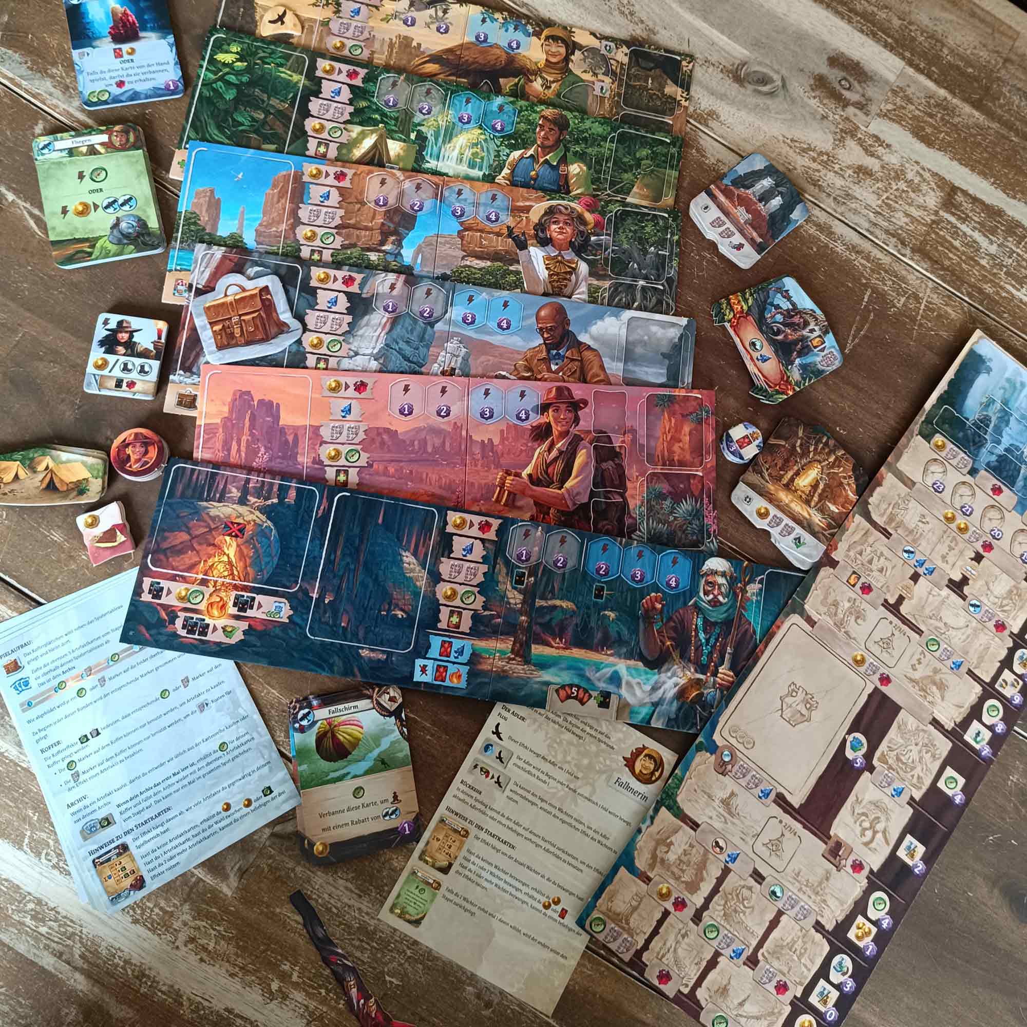 Brands Spiele Check: &raquo;Die Expeditionsleiter&laquo;, Erweiterung von &raquo;Die verlorenen Ruinen von Arnak&laquo;, Czech Games Edition, Heidelbär Games