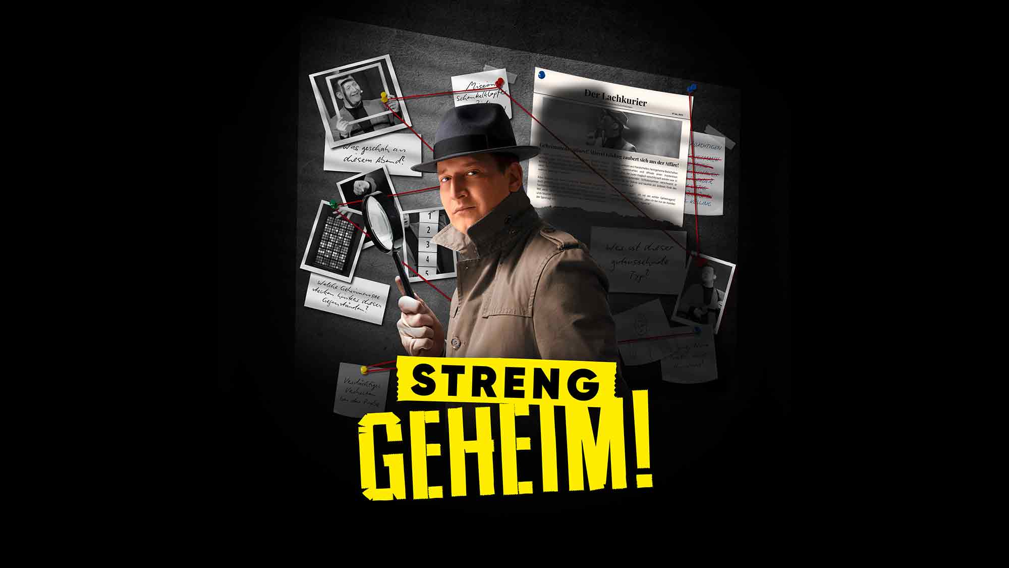 »Streng geheim« – Weltpremiere im GOP Varieté im Kaiserpalais Bad Oeynhausen, 17. April bis 6. Juli 2025 »Streng geheim« – Weltpremiere im GOP Varieté im Kaiserpalais Bad Oeynhausen, 17. April bis 6. Juli 2025