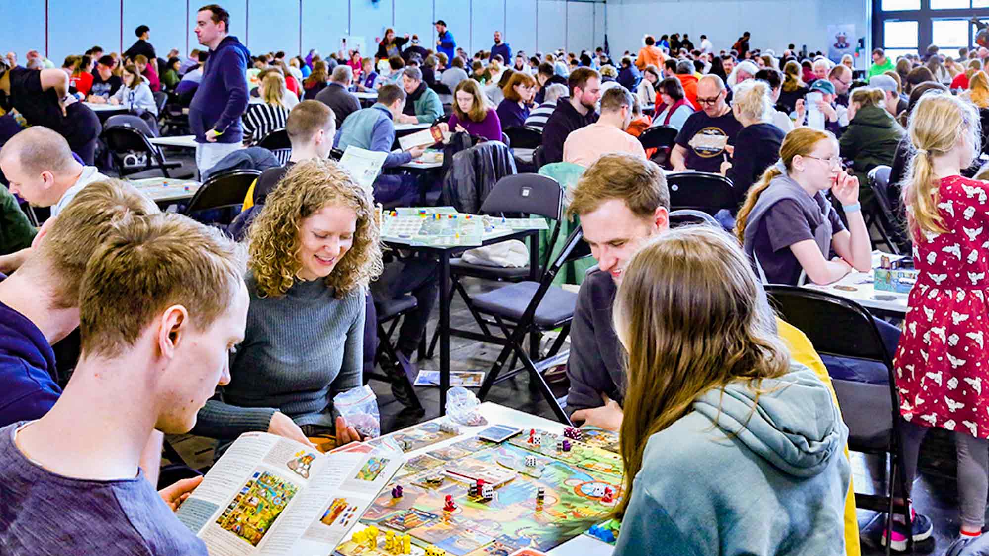 Die 6. Ausgabe der Publikumsmesse für Brettspiele und Kartenspiele: &raquo;Spiel Doch!&laquo; in Dortmund, 28. bis 30. März 2025