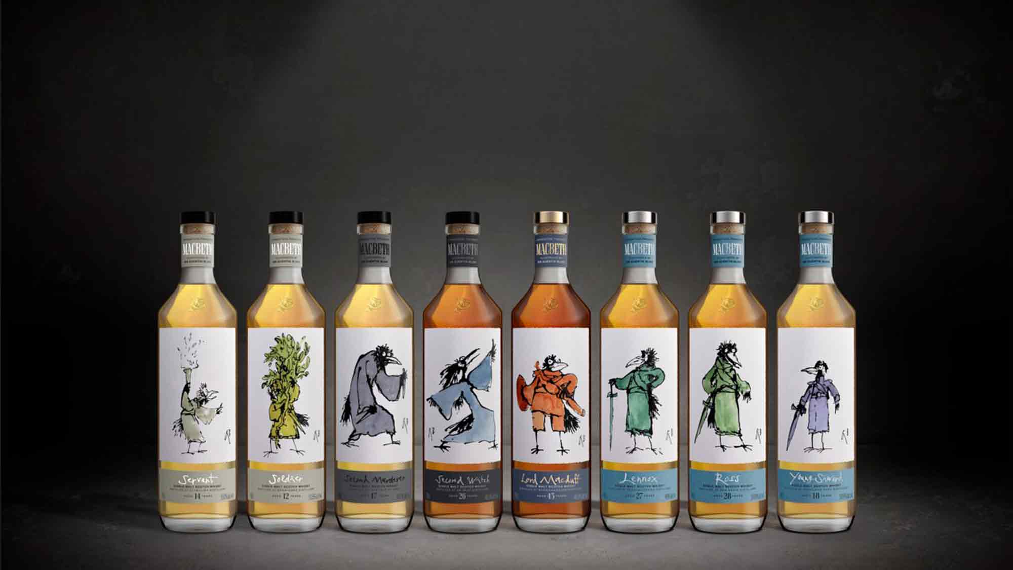 Bühne frei für Charakterdarsteller: Macbeth Whisky Collection führt 2. Akt auf Bühne frei für Charakterdarsteller: Macbeth Whisky Collection führt 2. Akt auf