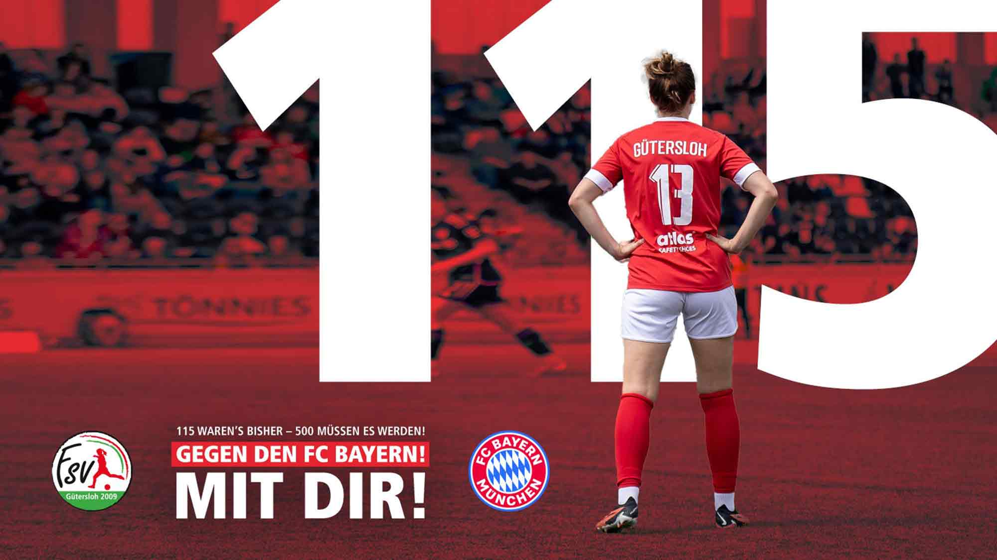 Nur 115 Tickets verkauft: FSV Gütersloh braucht mehr Unterstützung gegen den FC Bayern