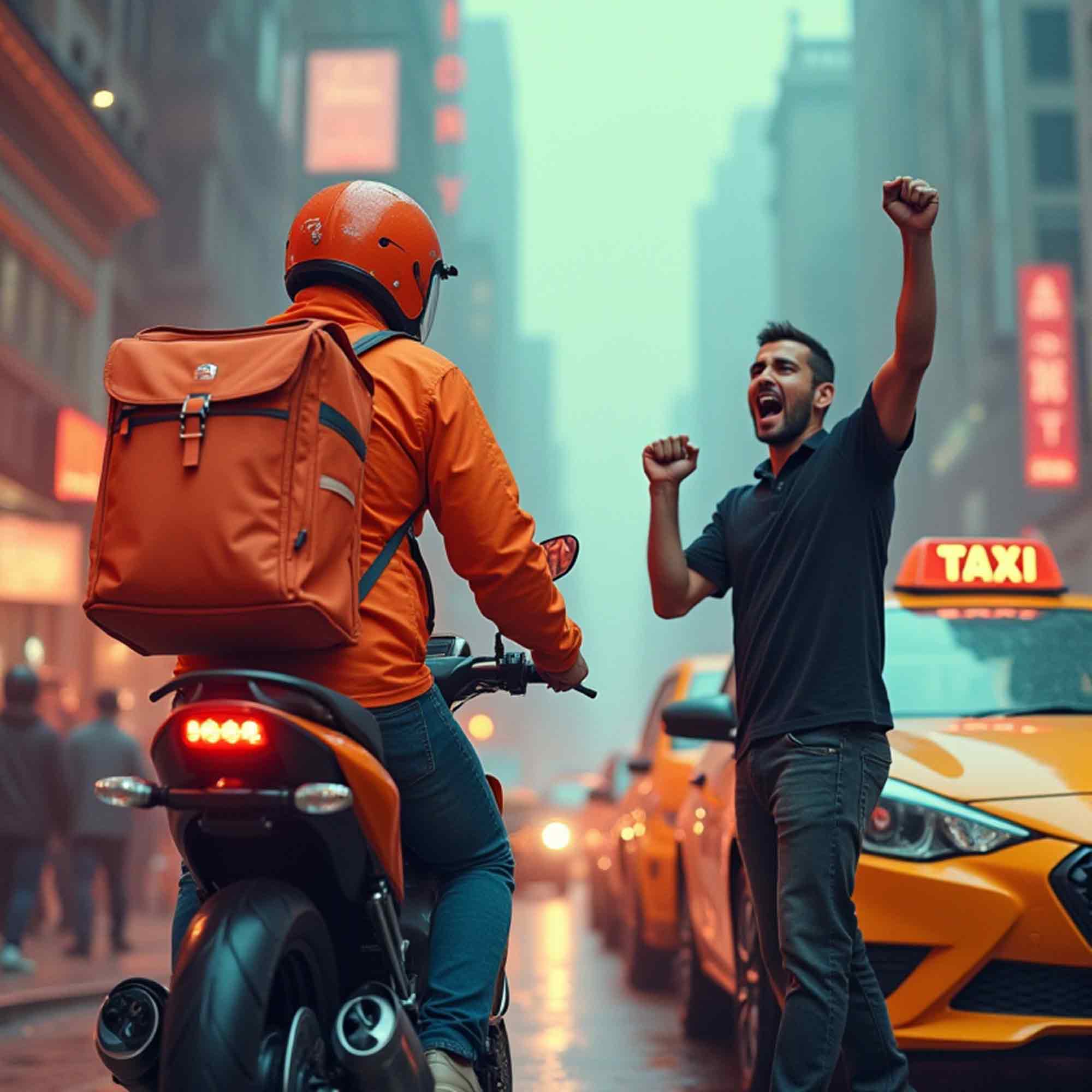 Anatomie des Betrugs: Uber, Bolt und Lieferando am Pranger vom Taxi Club Austria