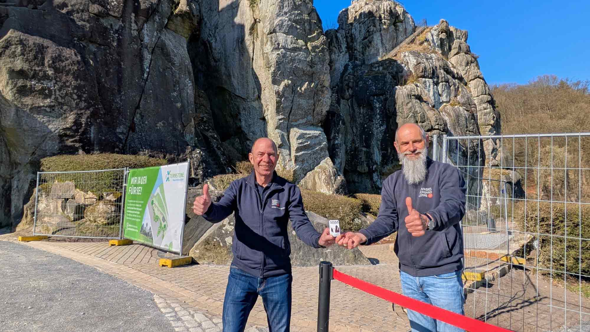 Die Externsteine sind wieder zugänglich – ab dem 5. April 2025 können die Gäste wieder die tolle Aussicht von den Plattformen genießen
