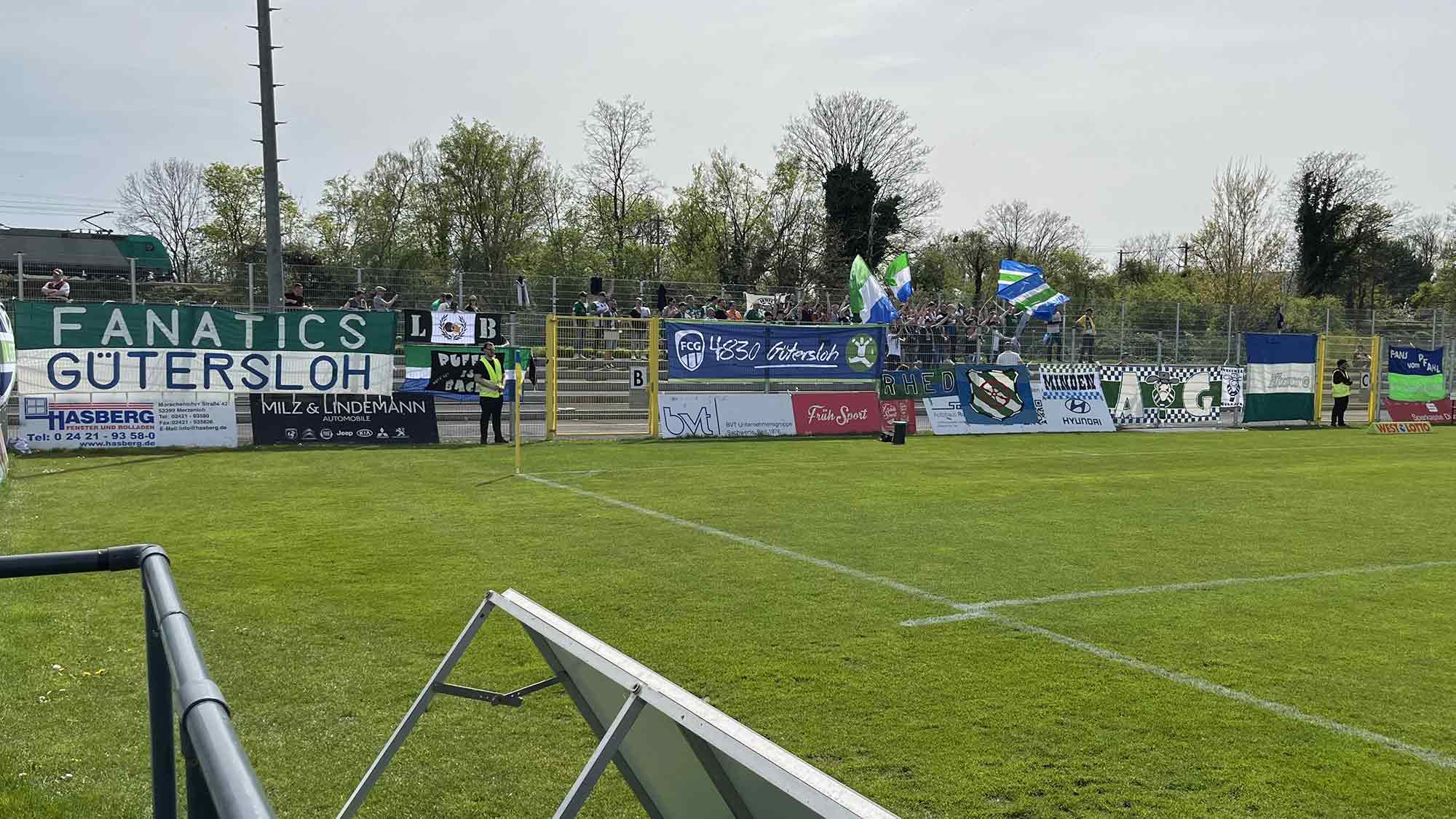 FC Gütersloh Fanbus fährt zum Auswärtsspiel beim 1. FC Düren, 26. April 2025