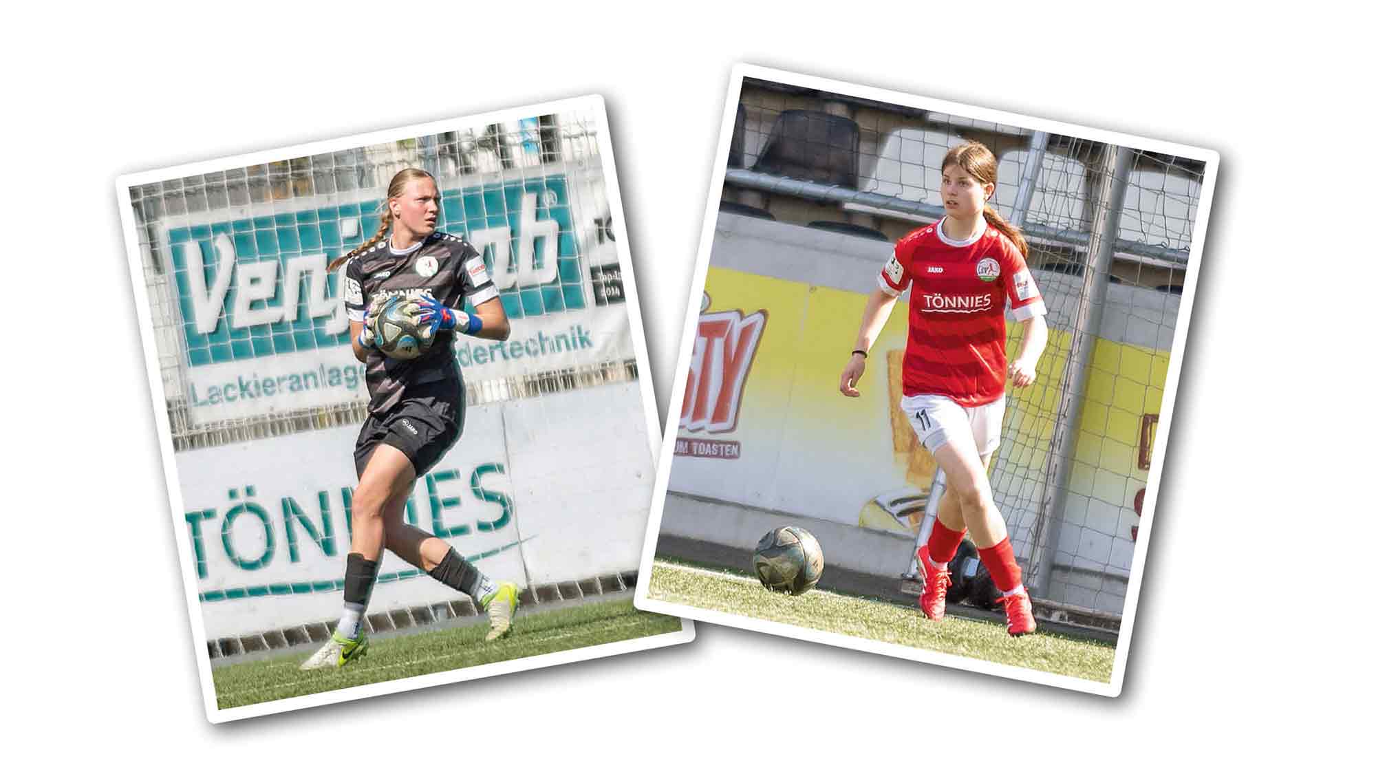 FSV Gütersloh Talente Mirja Kropp und Greta Hohensee für U 16 Nationalmannschaft nominiert