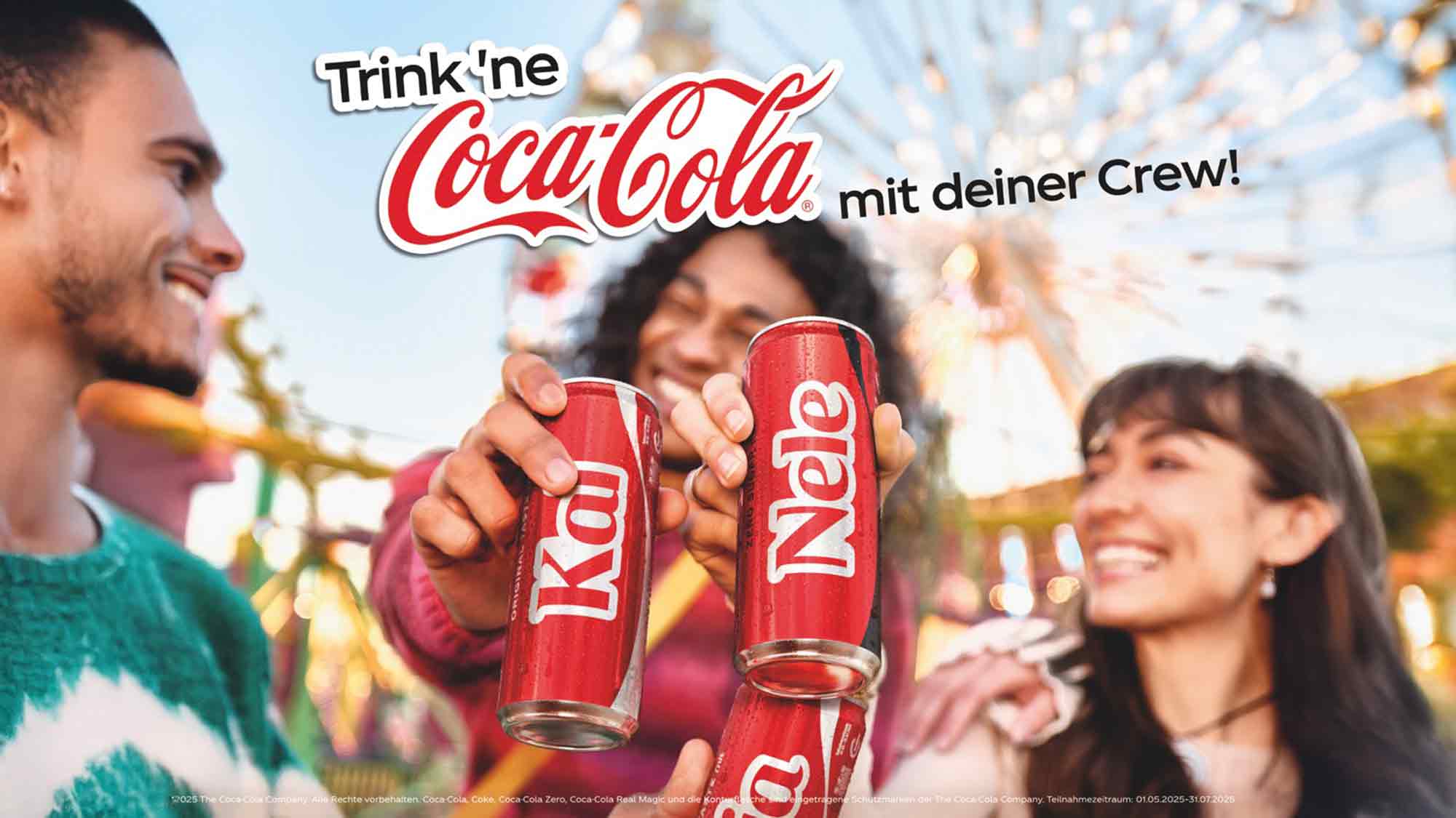 Mit unvergesslichen Erlebnissen die Freundschaft feiern: Coca Cola startet die »Share a Coke« Truck Tour Mit unvergesslichen Erlebnissen die Freundschaft feiern: Coca Cola startet die »Share a Coke« Truck Tour
