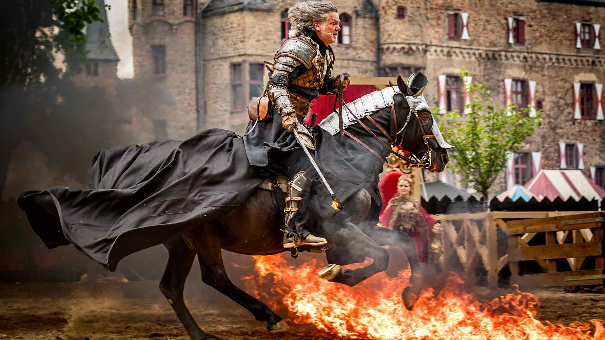 Ritterfestspiele auf Burg Satzvey an Pfingsten – Ritterfestspiele vom 7. bis zum 9. Juni 2025