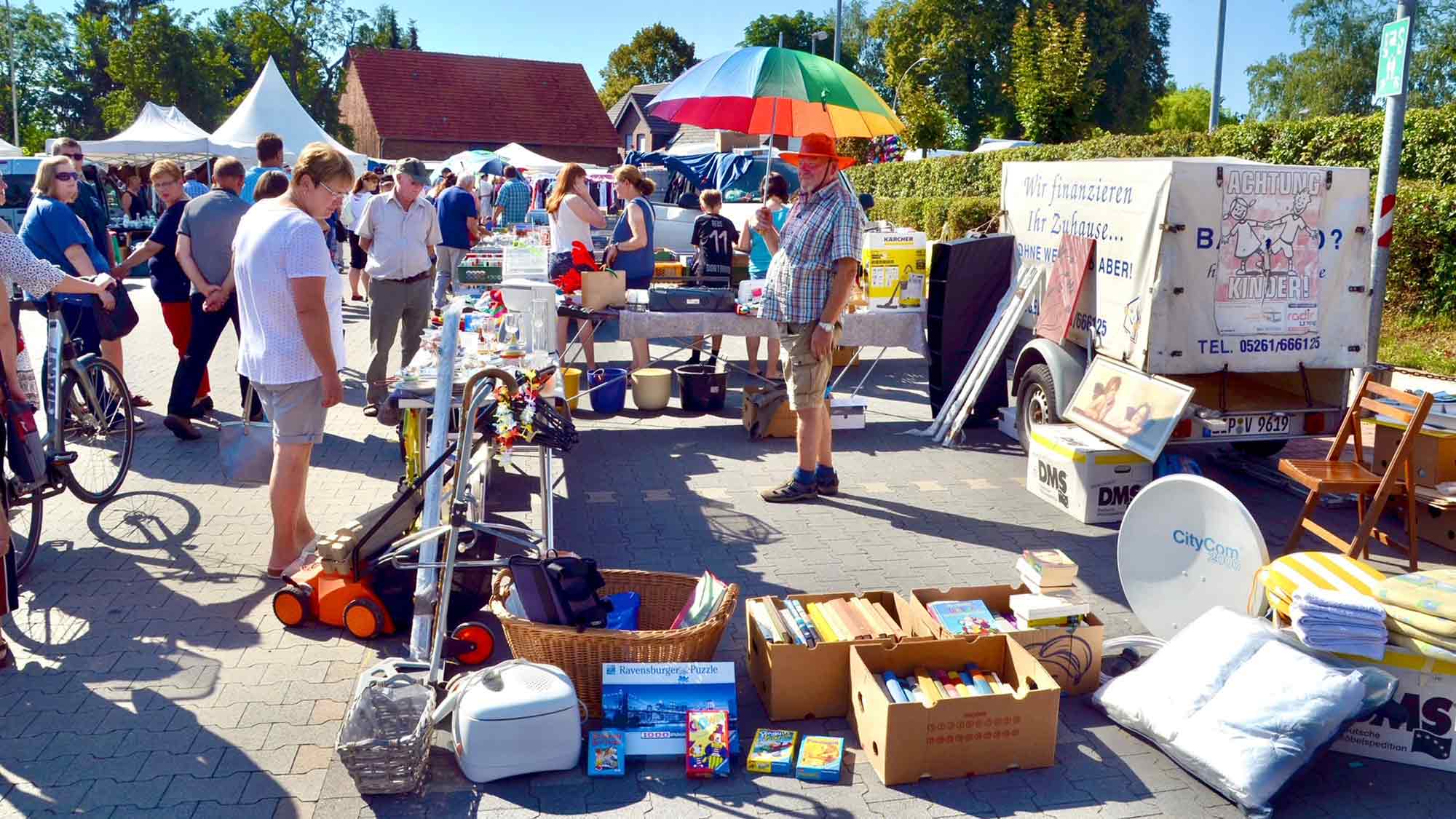 Jetzt anmelden zum Trödeln beim Jakobimarkt – Mastholter Verkaufsmeile am Mittwoch, 23. Juli 2025