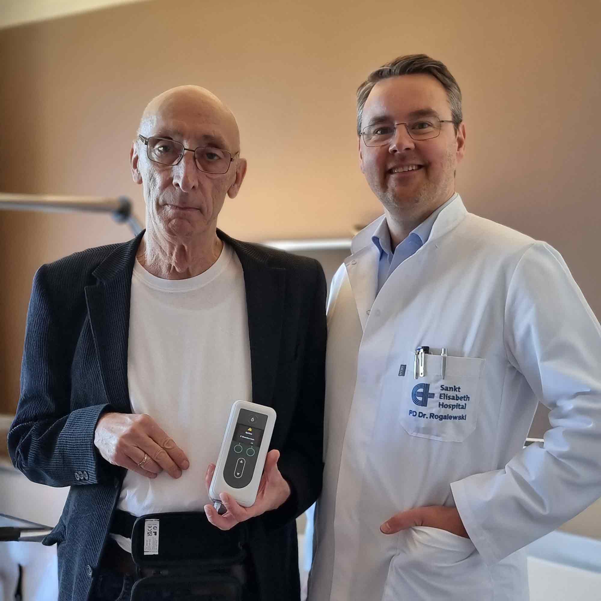 Sankt Elisabeth Hospital Gütersloh: Endlich wieder ohne Angst Einkaufen gehen – Pumpentherapie für Parkinson Patienten Sankt Elisabeth Hospital Gütersloh: Endlich wieder ohne Angst Einkaufen gehen – Pumpentherapie für Parkinson Patienten