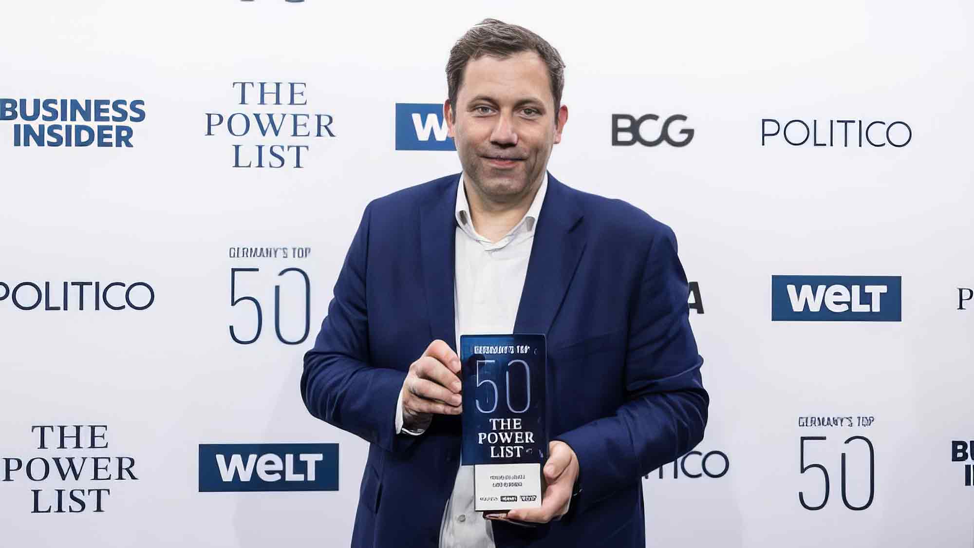 »The Power List – Germany’s Top 50«: »Politico« Deutschland, »Welt« und »Business Insider« Deutschland zeichnen prägende Persönlichkeiten aus »The Power List – Germany’s Top 50«: »Politico« Deutschland, »Welt« und »Business Insider« Deutschland zeichnen prägende Persönlichkeiten aus