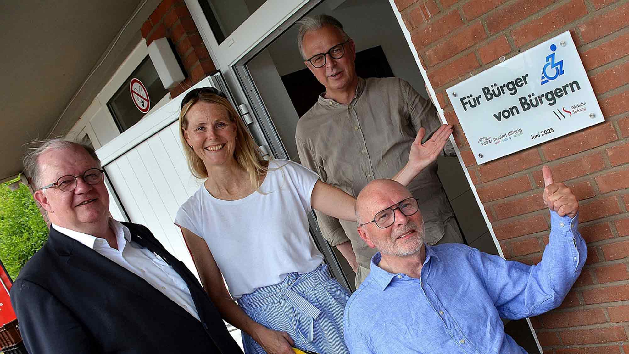 Für Bürger von Bürgern – Einweihung des barrierefreien WCs auf der Ludwig Wolker Sportanlage in Neuss Für Bürger von Bürgern – Einweihung des barrierefreien WCs auf der Ludwig Wolker Sportanlage in Neuss