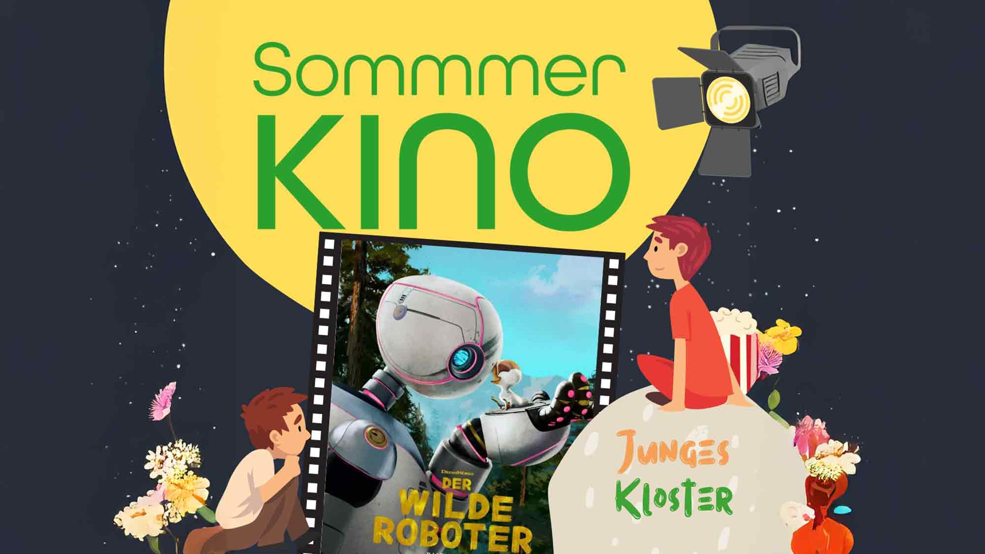 Kloster Wiedenbrück: &raquo;Junges Kloster&laquo;, Sommerkino für die ganze Familie, 6. August 2025