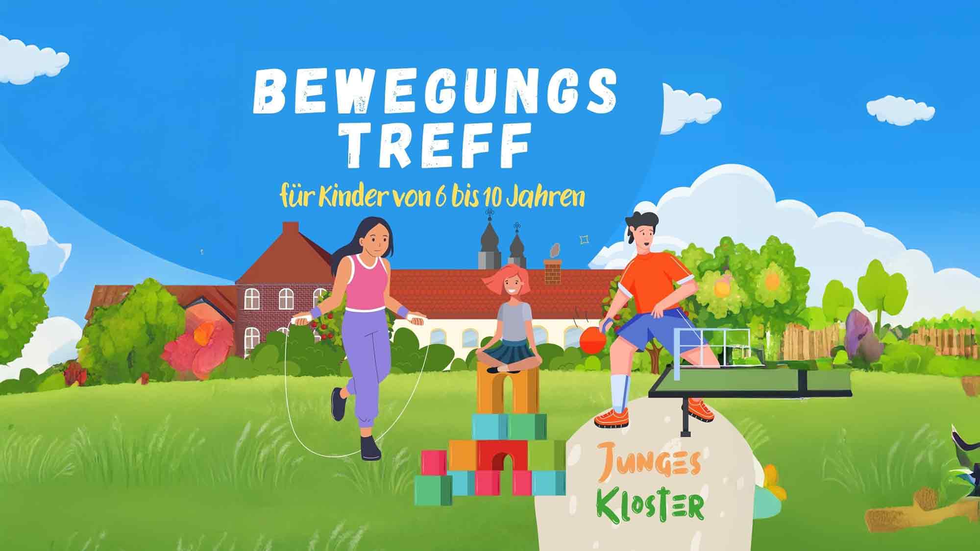 Kloster Wiedenbrück: &raquo;Junges Kloster&laquo; – Bewegungstreff in den Sommerferien, 18. Juli und 15. August 2025