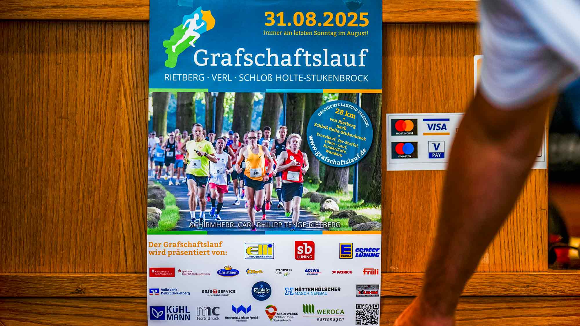 Olafs Lauftipp: Grafschaftslauf 2025 – laufend durch die Geschichte Ostwestfalens, 31. August 2025, Rietberg, Verl und Schloß Holte Stukenbrock