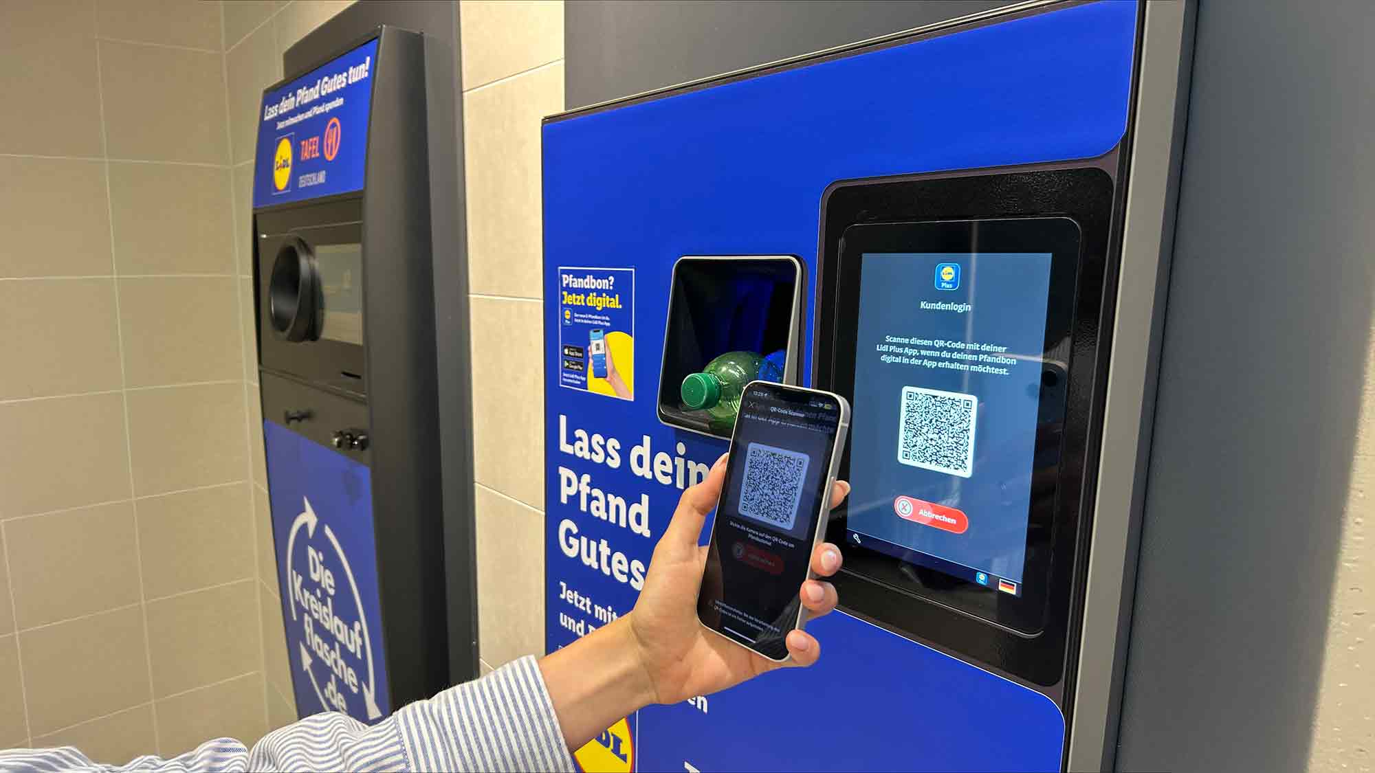 Lidl entwickelt Pfandrückgabe weiter und führt digitalen Pfandbon deutschlandweit ein