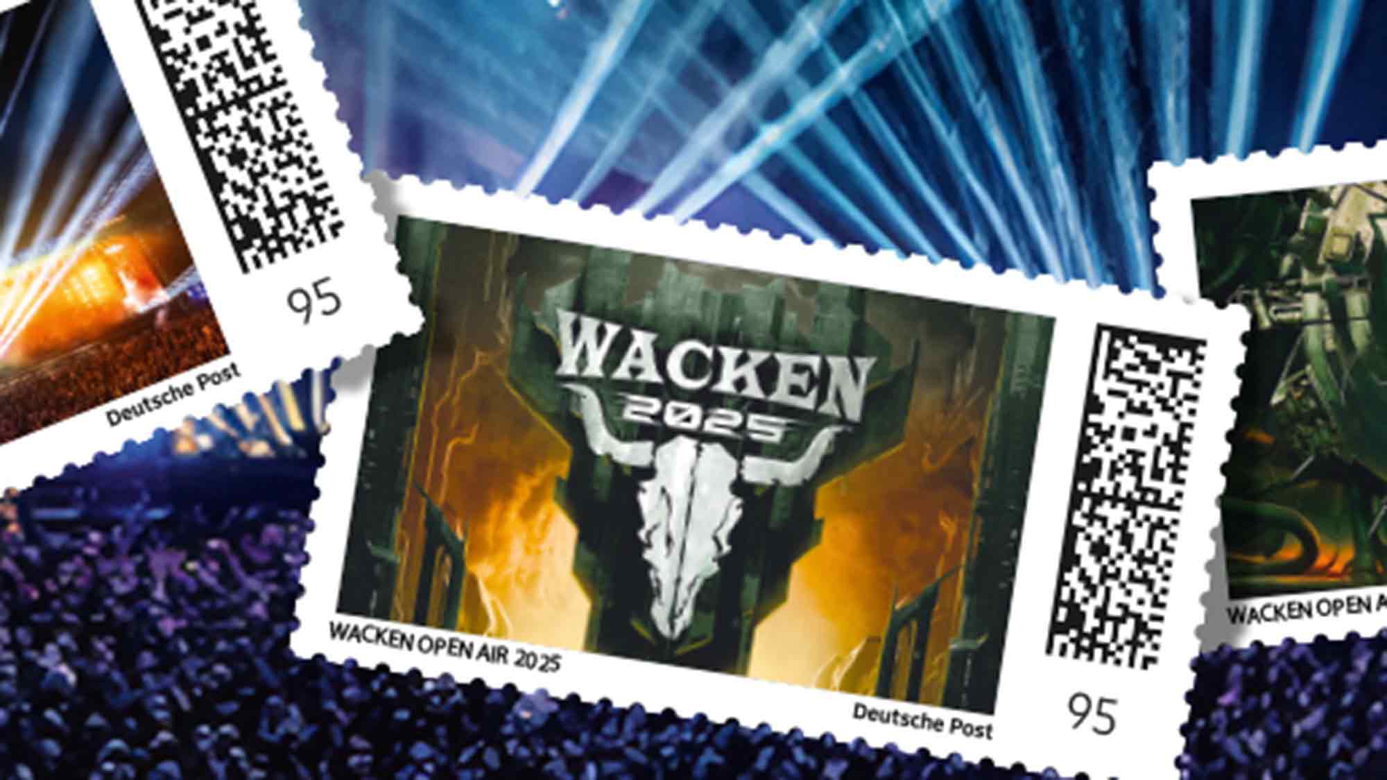 Heavy Metal Post: Deutsche Post gibt limitierte Briefmarken Sonderedition zum Wacken Open Air Festival 2025 heraus