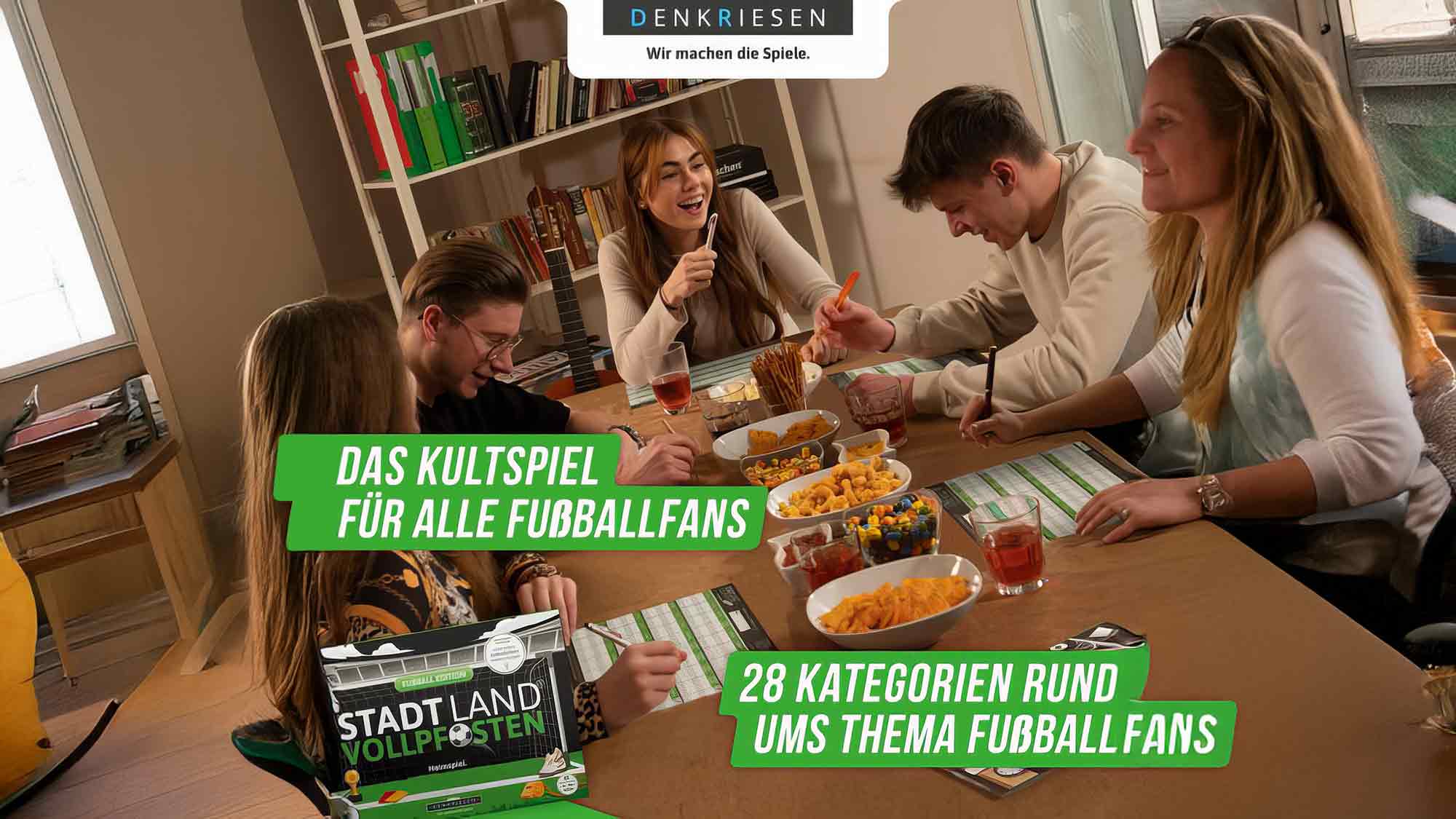 Brands Spiele Check: »Stadt, Land, Vollpfosten« vom Verlag Denkriesen in der Fußball Edition Brands Spiele Check: »Stadt, Land, Vollpfosten« vom Verlag Denkriesen in der Fußball Edition