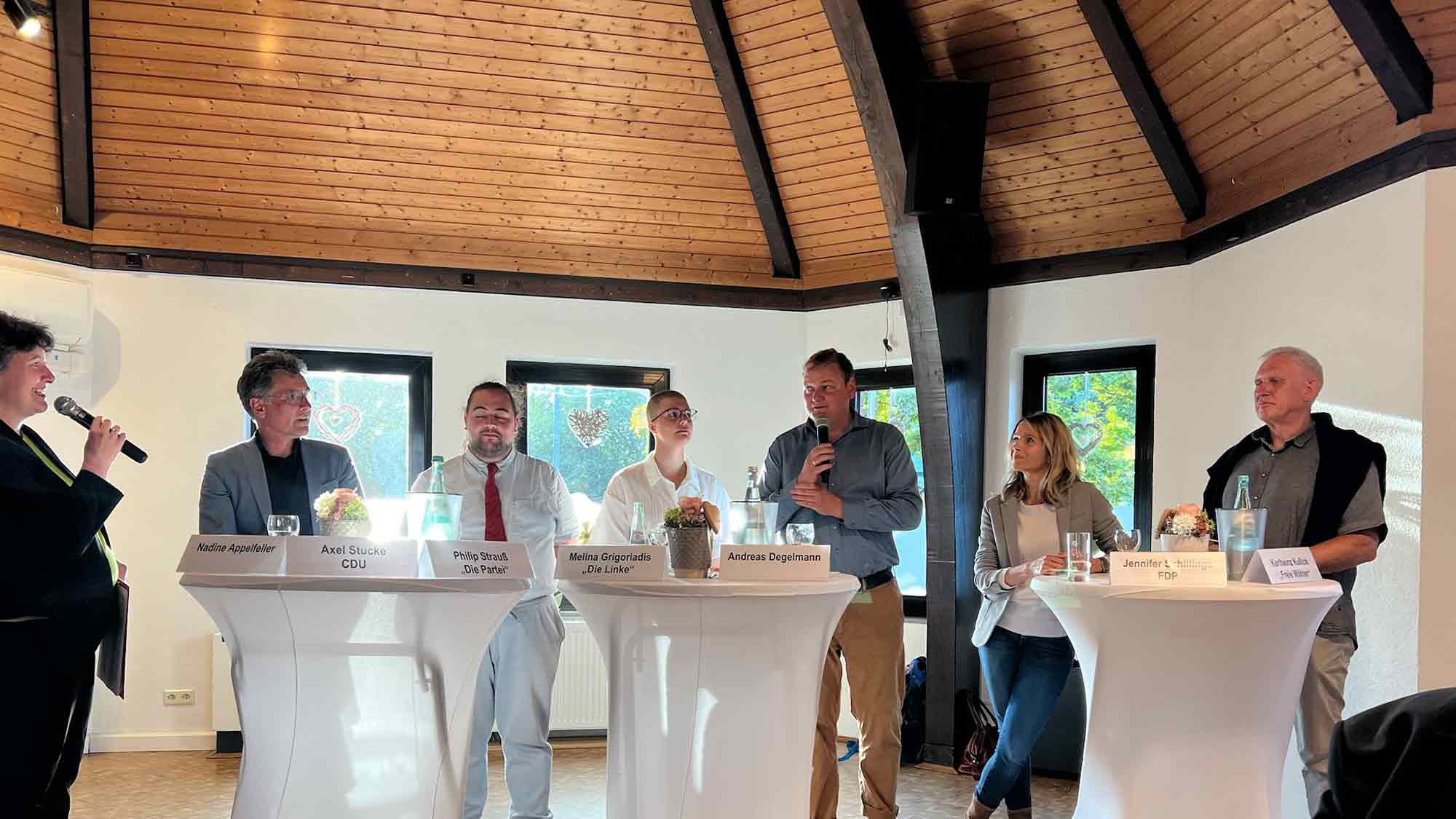 Kirche und Politik – Christen der Neusser Nordstadt luden Bürgermeisterkandidaten der Stadt Neuss zum Gespräch ein Kirche und Politik – Christen der Neusser Nordstadt luden Bürgermeisterkandidaten der Stadt Neuss zum Gespräch ein