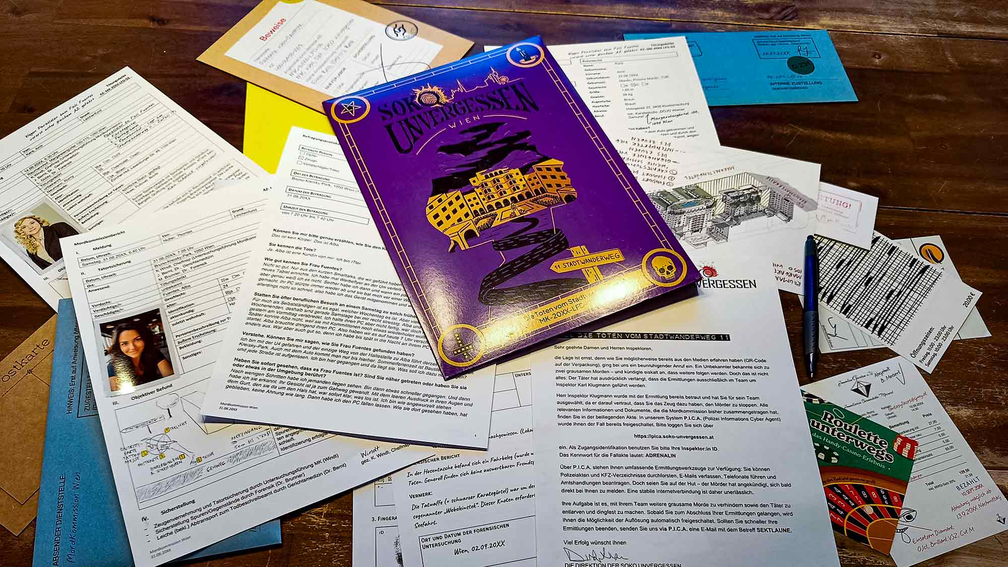 Brands Spiele Check: &raquo;Die Toten vom Stadtwanderweg 11&laquo; aus der Reihe &raquo;SOKO Unvergessen Wien&laquo; vom Verlag &raquo;Stories by Xenia&laquo;