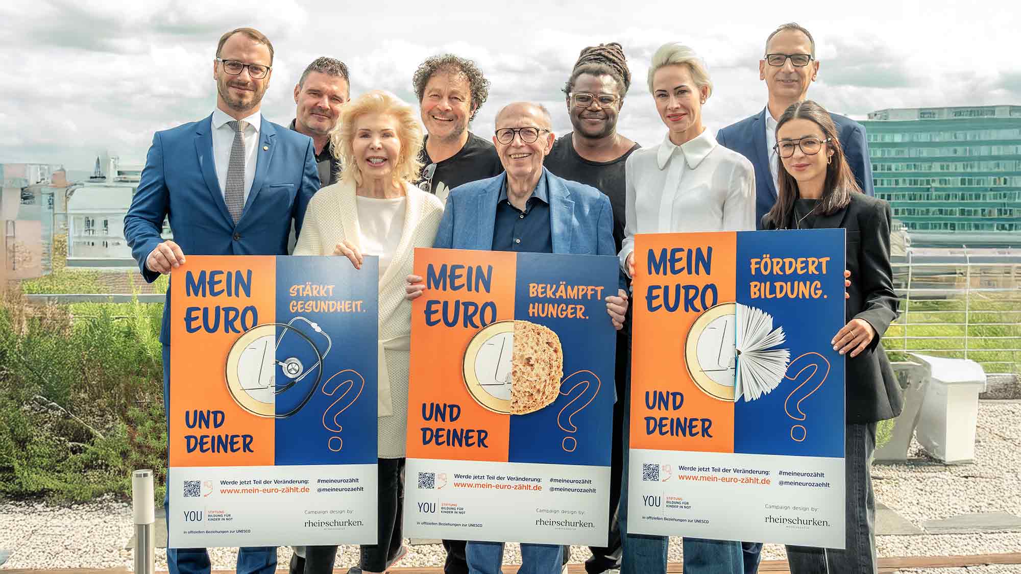»Mein Euro zählt«: Die YOU Stiftung von Dr. h. c. Ute Henriette Ohoven startet deutschlandweite Spendenkampagne mit Rainer Calmund und der Düsseldorfer Agentur »Rheinschurken« »Mein Euro zählt«: Die YOU Stiftung von Dr. h. c. Ute Henriette Ohoven startet deutschlandweite Spendenkampagne mit Rainer Calmund und der Düsseldorfer Agentur »Rheinschurken«