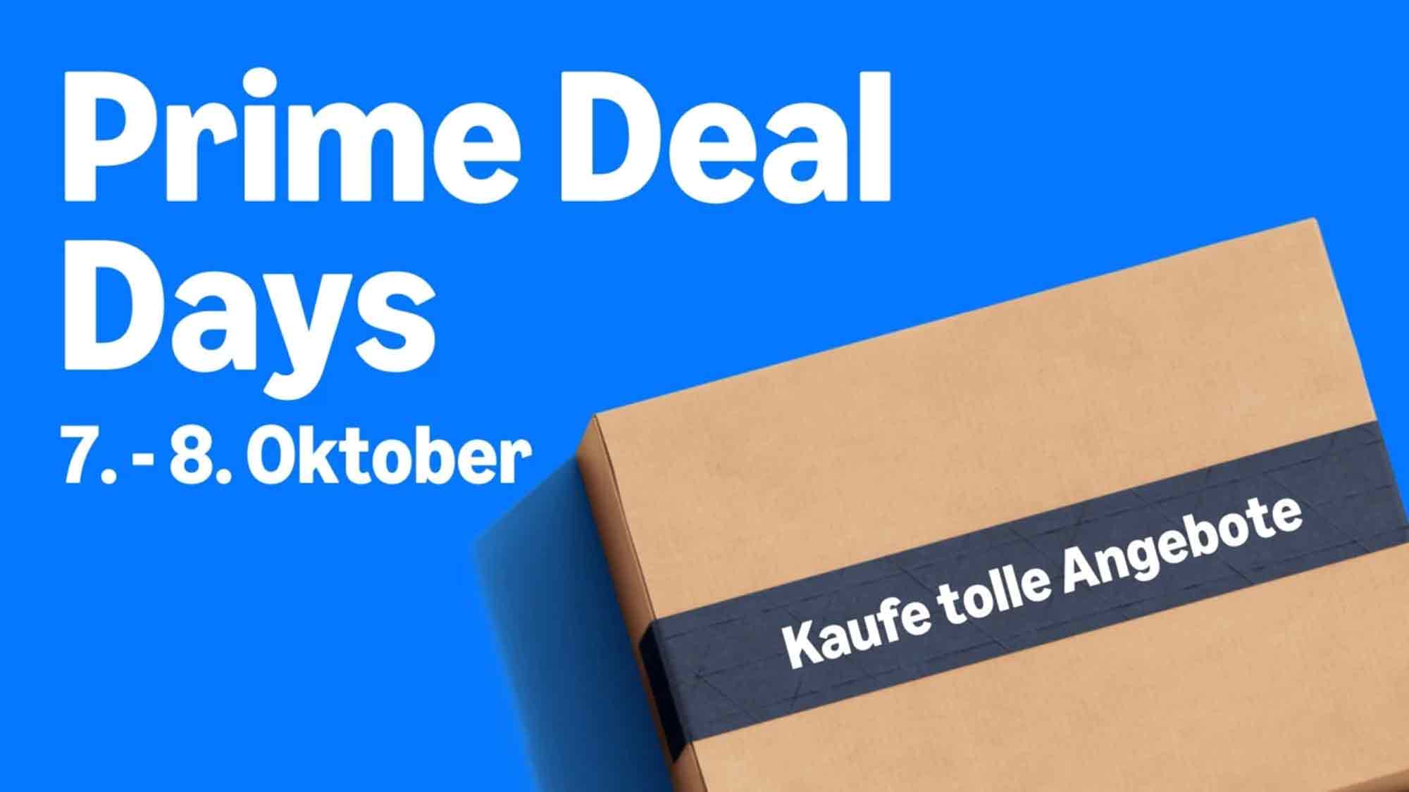 Die Prime Deal Days kehren vom 7. bis zum 8. Oktober 2025 zurück: Prime Mitglieder erhalten exklusiven Zugang zu hunderttausenden Angeboten Die Prime Deal Days kehren vom 7. bis zum 8. Oktober 2025 zurück: Prime Mitglieder erhalten exklusiven Zugang zu hunderttausenden Angeboten
