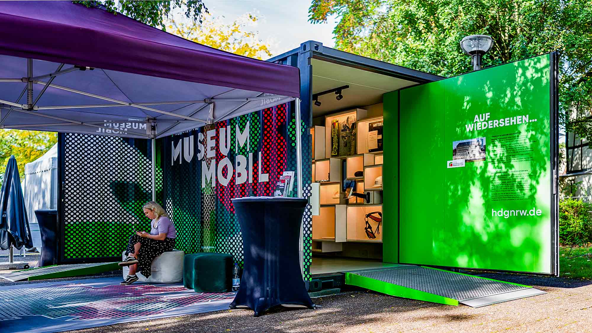 »MuseumMobil« in Gütersloh, Theodor Heuss Platz (Stadthallenvorplatz), 19. bis 28. September 2025 »MuseumMobil« in Gütersloh, Theodor Heuss Platz (Stadthallenvorplatz), 19. bis 28. September 2025