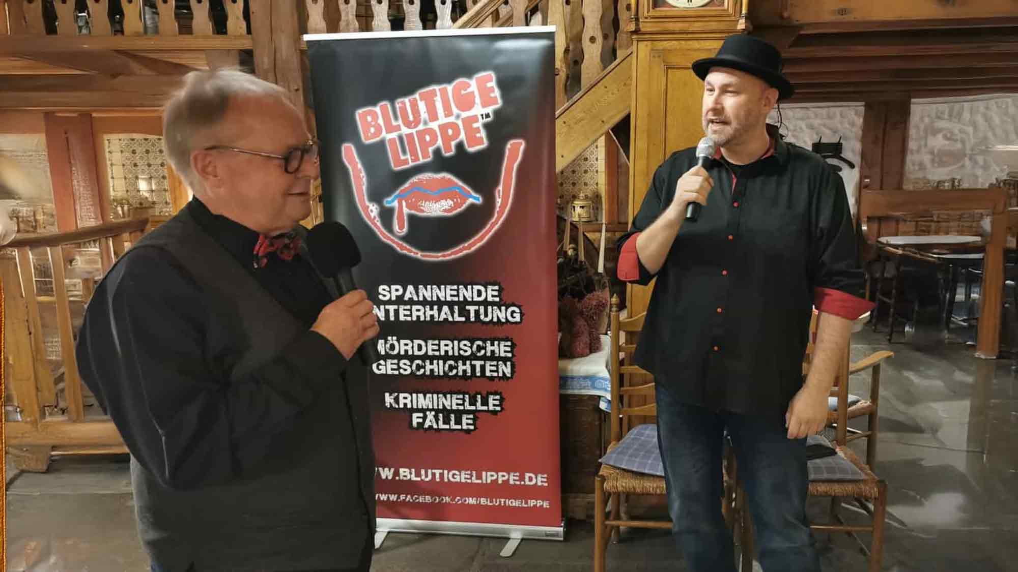 Erste Lüner Krimilesung der &raquo;Blutige Lippe 5&laquo; – Krimilesung mit Hartmut Marks und Magnus See in &raquo;Brambauer&laquo;, 30. Oktober 2025