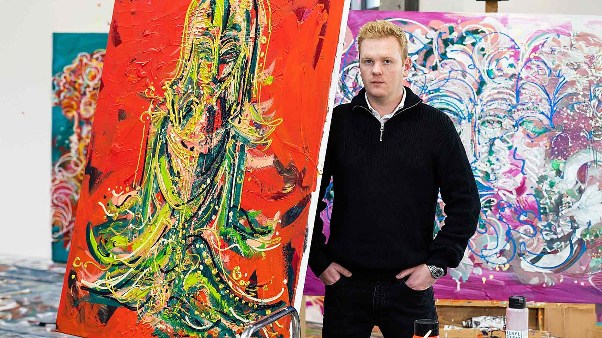 »MG strahlt bunt« – Leon Löwentraut illuminiert das Haus Westland – Mönchengladbach wird zur urbanen Kunstbühne »MG strahlt bunt« – Leon Löwentraut illuminiert das Haus Westland – Mönchengladbach wird zur urbanen Kunstbühne