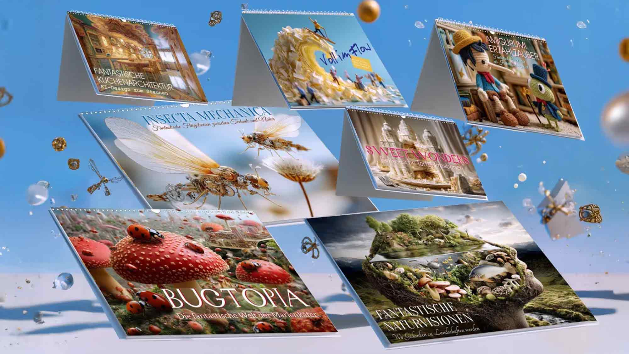 Hanna Wagner Reisefotografie: Fantasie in Bildern – KI Kunstkalender von Hanna Wagner zeigen, wie Kreativität Zukunft gestaltet