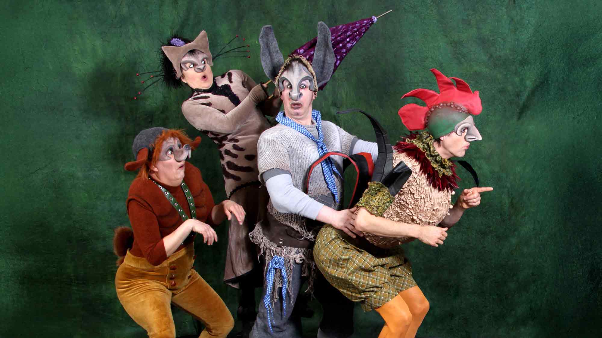 Heinz Hilpert Theater Lünen: &raquo;Die Bremer Stadtmusikanten&laquo; – Theatermärchen mit Krallen, Fell und Federn, 12. November 2025