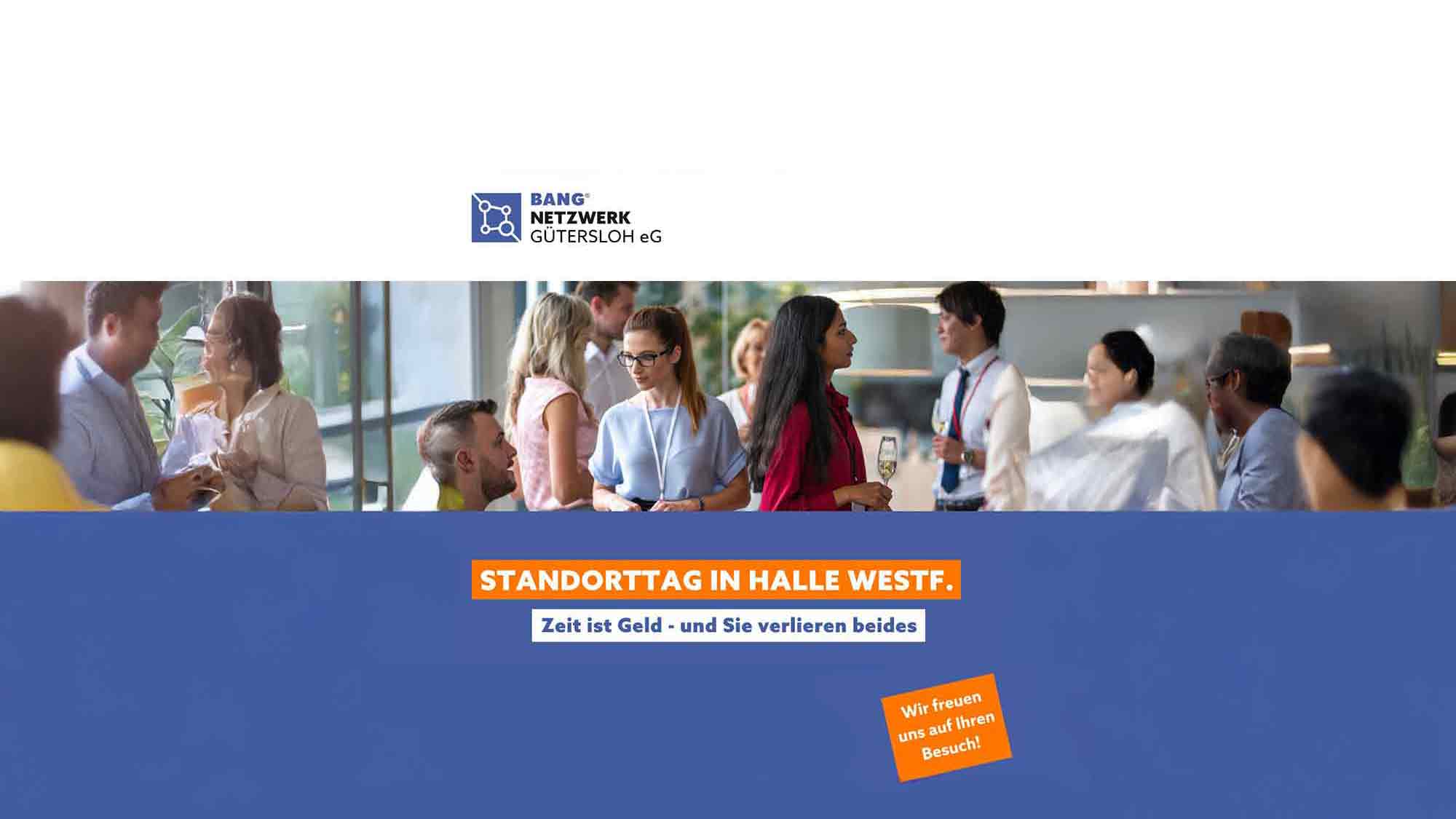 Standorttag von &raquo;BANG&laquo; in Halle (Westfalen): &raquo;Zeit ist Geld – und Sie verlieren beides&laquo;, 20. November 2025