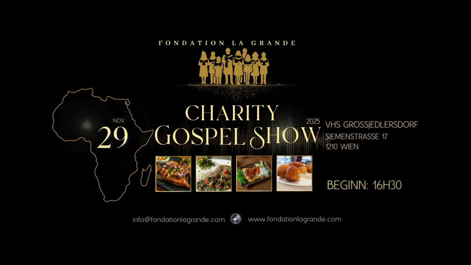 Fondation La Grande: Charity Gospel Show 2025 für die Demokratische Republik Kongo, 29. November 2025