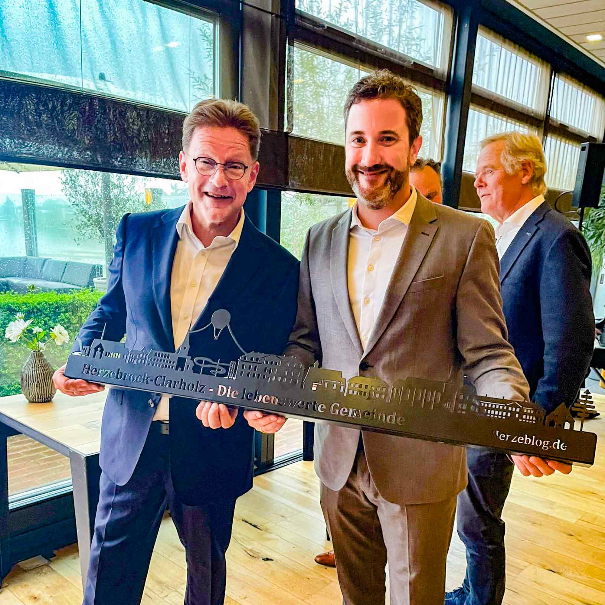 Herzebrock Clarholz: Bürgermeister der niederländischen Partnerstadt aus dem Amt verabschiedet
