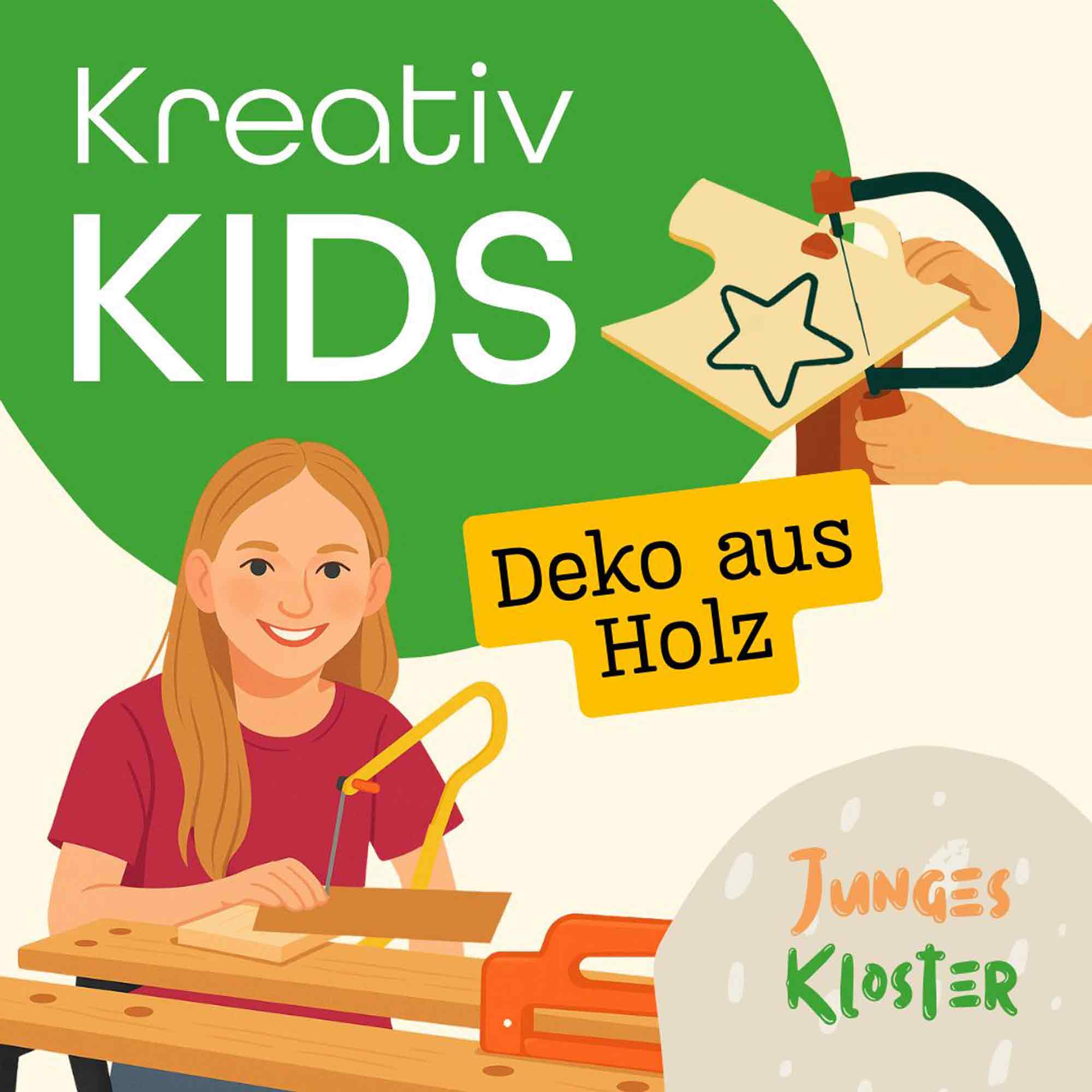 Kloster Wiedenbrück: »Junges Kloster«, »KreativKids« – Deko aus Holz, 21. November 2025 Kloster Wiedenbrück: »Junges Kloster«, »KreativKids« – Deko aus Holz, 21. November 2025