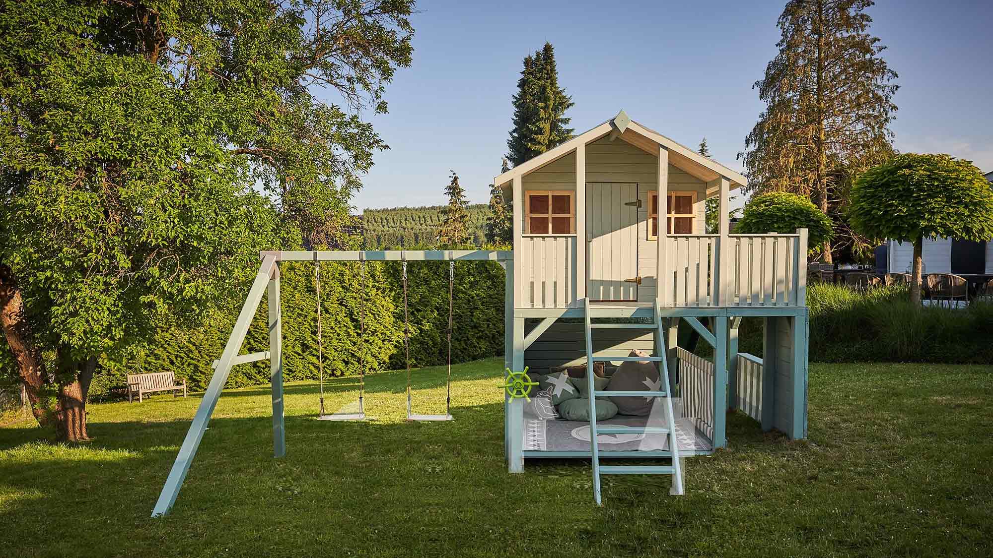 Kindheitstraum Baumhaus für urbane Vorgärten – sicher spielen, stilvoll gestalten