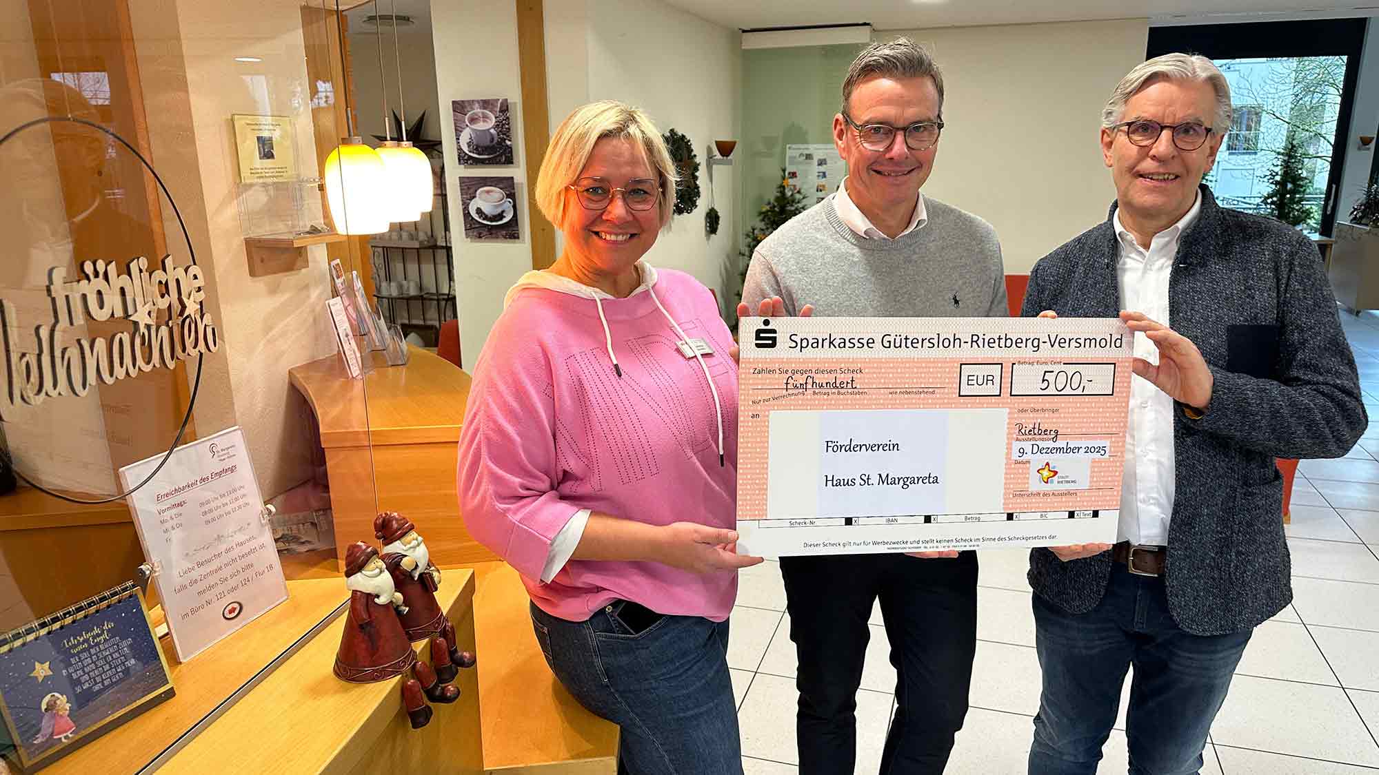 Rietberg: Schöner alt werden mit dem Förderverein – Bürgermeister übergibt Weihnachtsspende Rietberg: Schöner alt werden mit dem Förderverein – Bürgermeister übergibt Weihnachtsspende