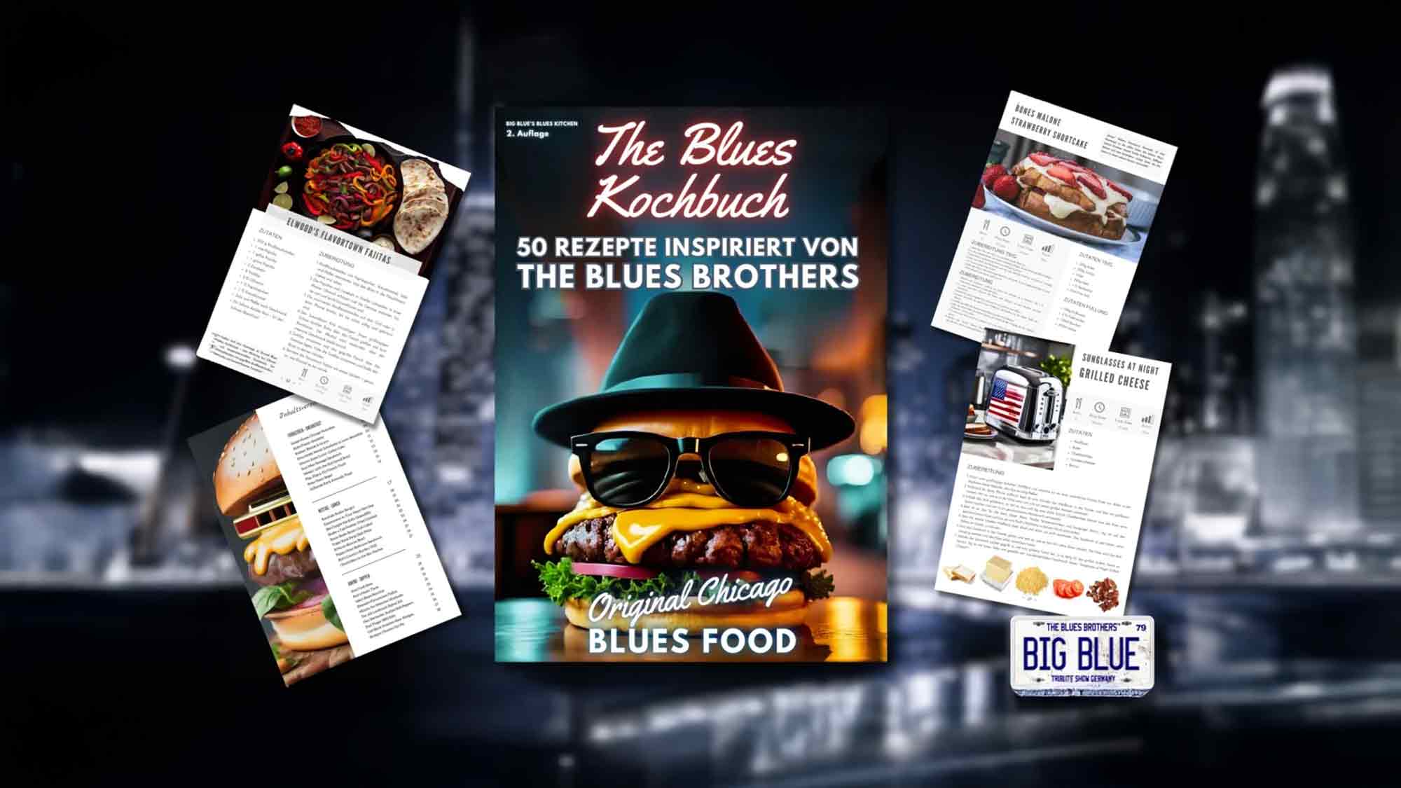 Neuauflage bei Amazon: »The Blues Kochbuch: 50 Rezepte inspiriert von The Blues Brothers« – von Big Blue Neuauflage bei Amazon: »The Blues Kochbuch: 50 Rezepte inspiriert von The Blues Brothers« – von Big Blue