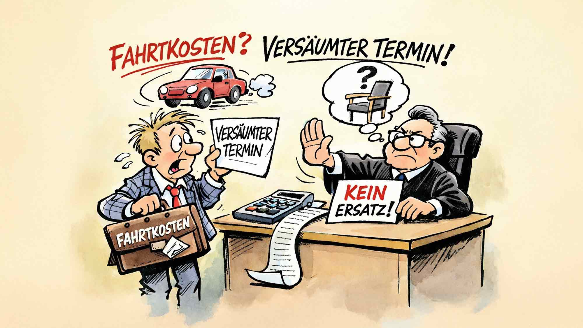 KWS Infodienst Recht: Besprechungstermin Fahrtkosten – kein Ersatz bei unzureichender Substantiierung