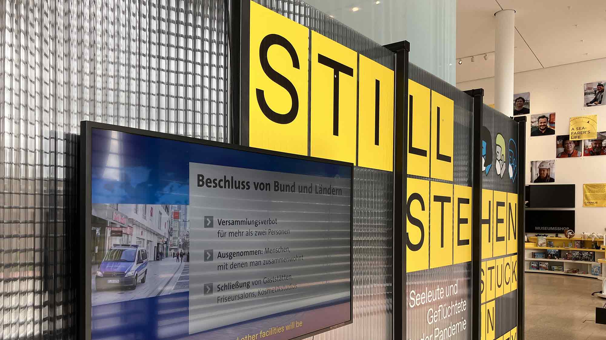 Deutsches Schifffahrtsmuseum: Sonderausstellung »Still Stehen – Seeleute und Geflüchtete in der Pandemie«, 7. August 2025 bis 1. März 2026 Deutsches Schifffahrtsmuseum: Sonderausstellung »Still Stehen – Seeleute und Geflüchtete in der Pandemie«, 7. August 2025 bis 1. März 2026