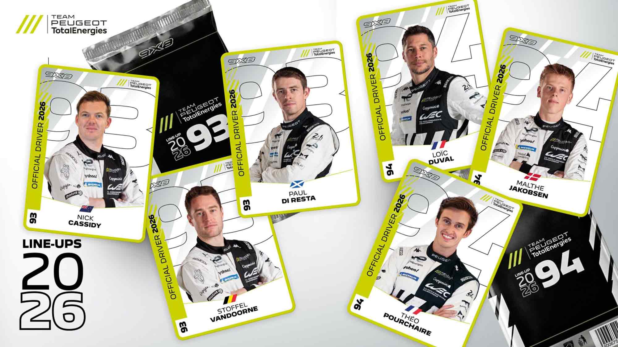 “Team Peugeot TotalEnergies” announces Driver Line ups for the 2026 FIA WEC Season “Team Peugeot TotalEnergies” announces Driver Line ups for the 2026 FIA WEC Season