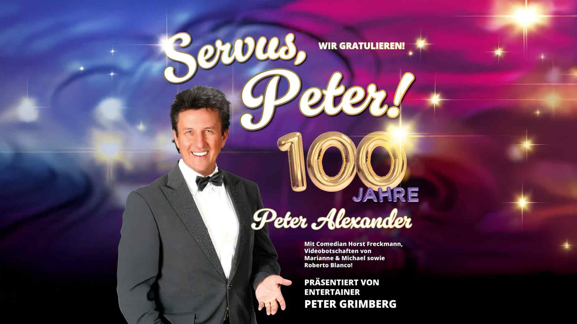 Heinz Hilpert Theater Lünen: Servus Peter, wir gratulieren! Eine Hommage – 100 Jahre Peter Alexander, 8. Februar 2026
