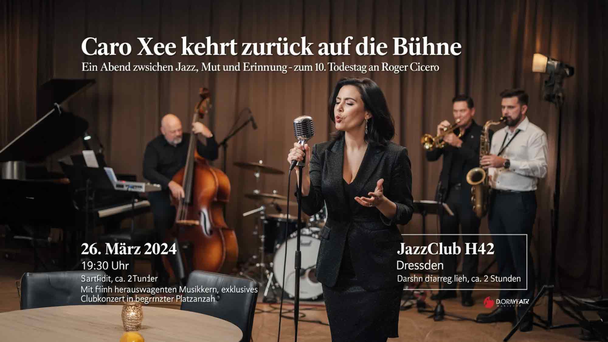 Sie hat überlebt – und singt weiter: Caro Xee kehrt für Roger Cicero auf die Bühne zurück Sie hat überlebt – und singt weiter: Caro Xee kehrt für Roger Cicero auf die Bühne zurück
