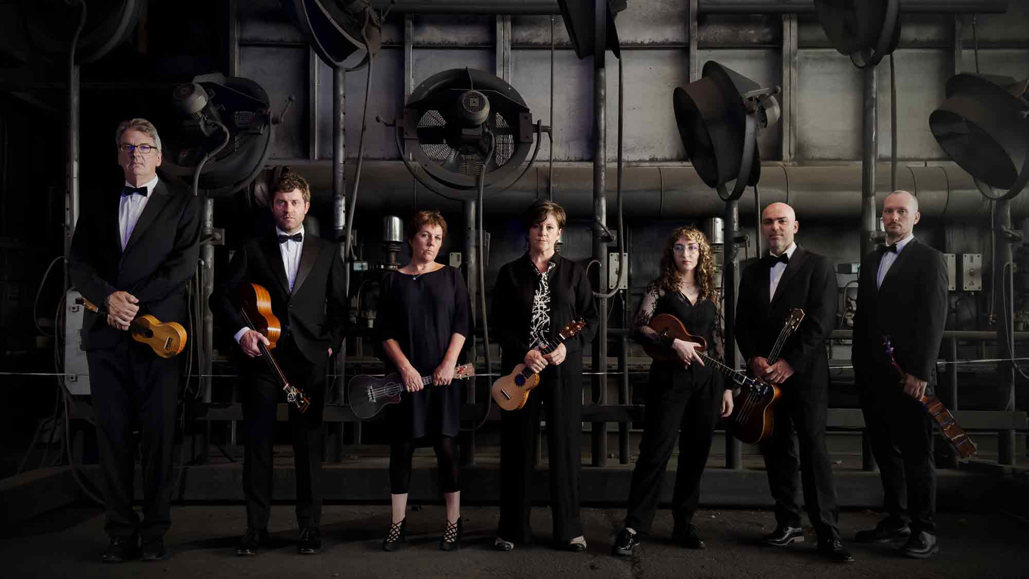 Stadthalle Rheda Wiedenbrück: »Ukulele Orchestra of Great Britain«, 22. Februar 2026 Stadthalle Rheda Wiedenbrück: »Ukulele Orchestra of Great Britain«, 22. Februar 2026
