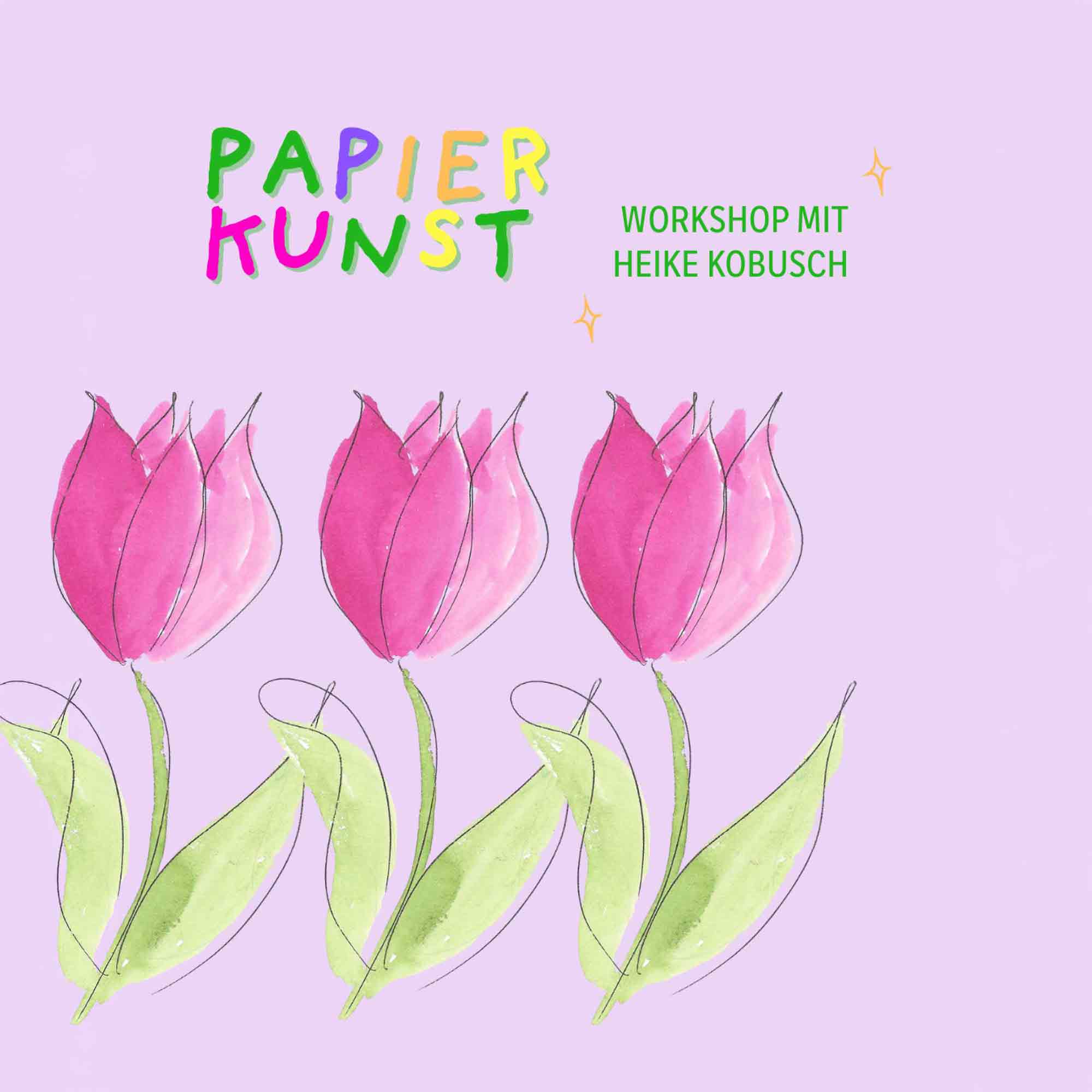 Volksbank Lobby am Kesselbrink Bielefeld: Papierkunst – Frühlingskarten Workshop mit Heike Kobusch, 19. März 2026
