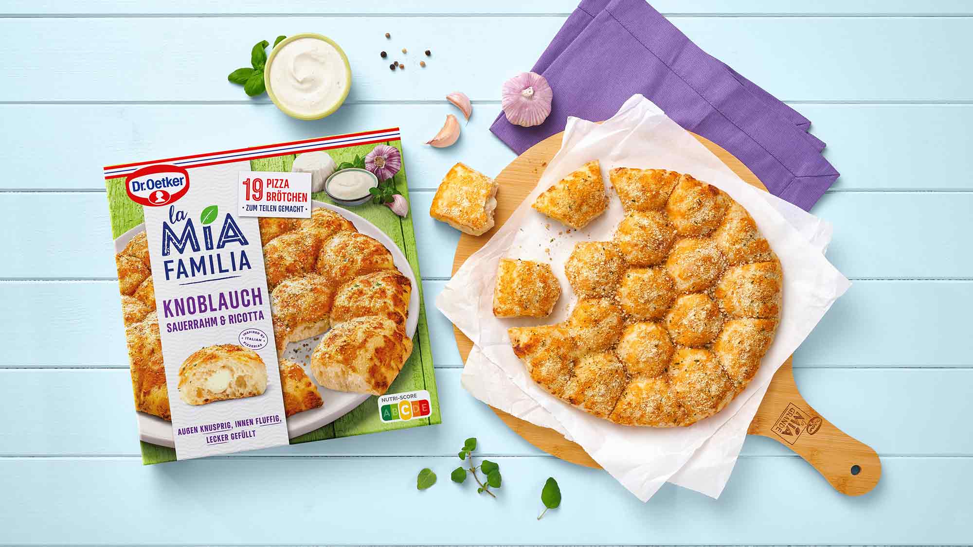 Dr. Oetker: »Knoblauchliebe« – für dich, für mich, für alle Dr. Oetker: »Knoblauchliebe« – für dich, für mich, für alle