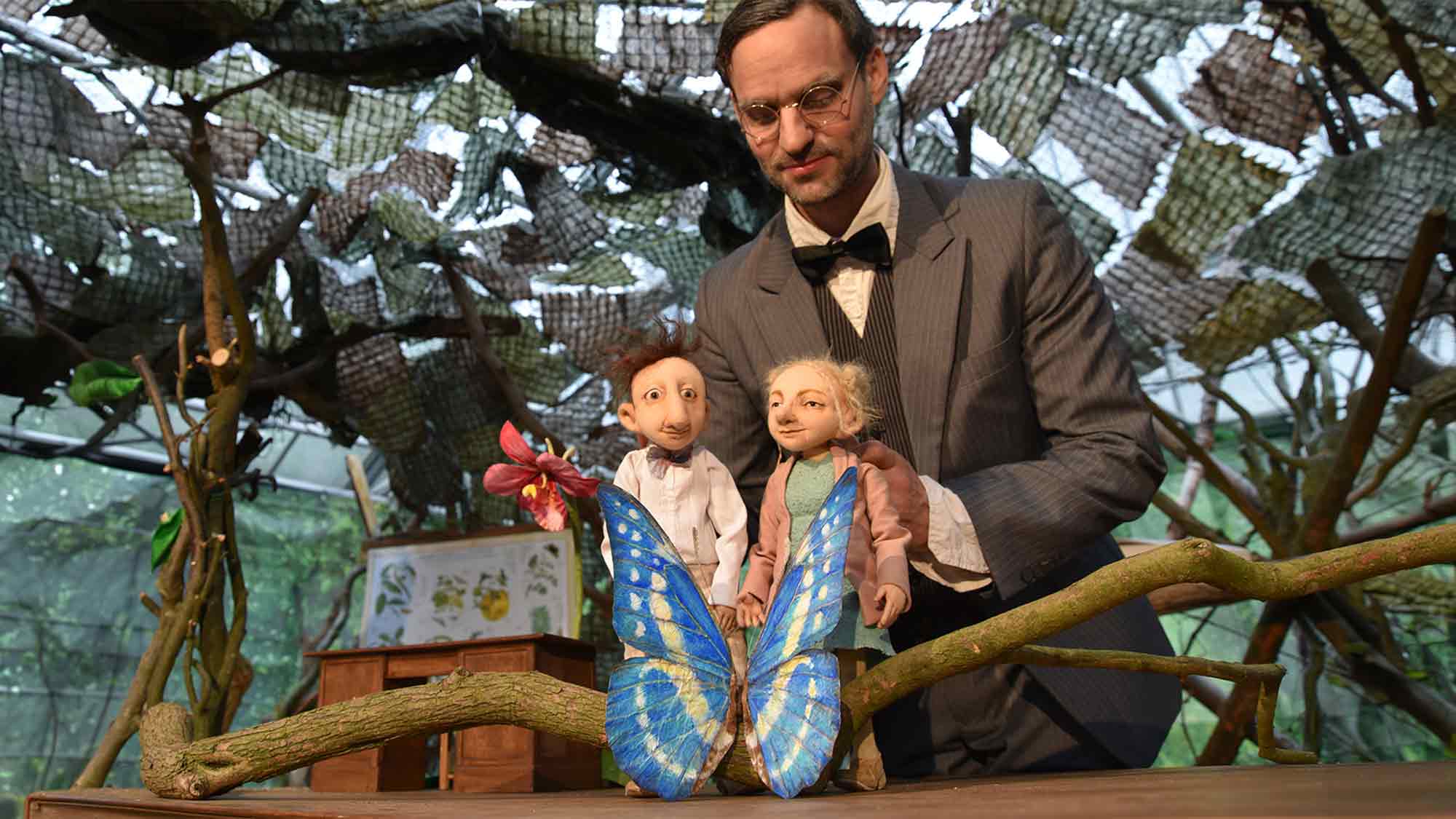 Bremer Figurentheater »Mensch, Puppe!« mit »Die Werkstatt der Schmetterlinge« im Kulturbahnhof Hamm, 22. April 2026 Bremer Figurentheater »Mensch, Puppe!« mit »Die Werkstatt der Schmetterlinge« im Kulturbahnhof Hamm, 22. April 2026