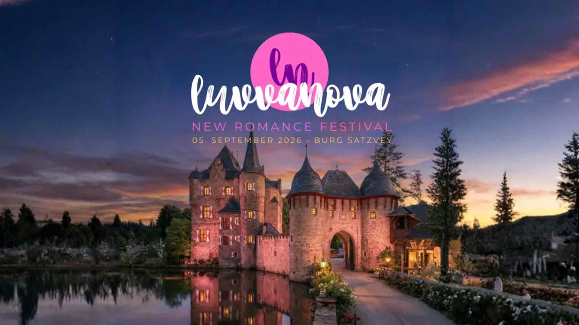 Literaturfestival trifft Open Air Kultur: »Luvvanova Bookfest« bringt »Romance« auf die Burgbühnem 5. September 2026 Literaturfestival trifft Open Air Kultur: »Luvvanova Bookfest« bringt »Romance« auf die Burgbühnem 5. September 2026