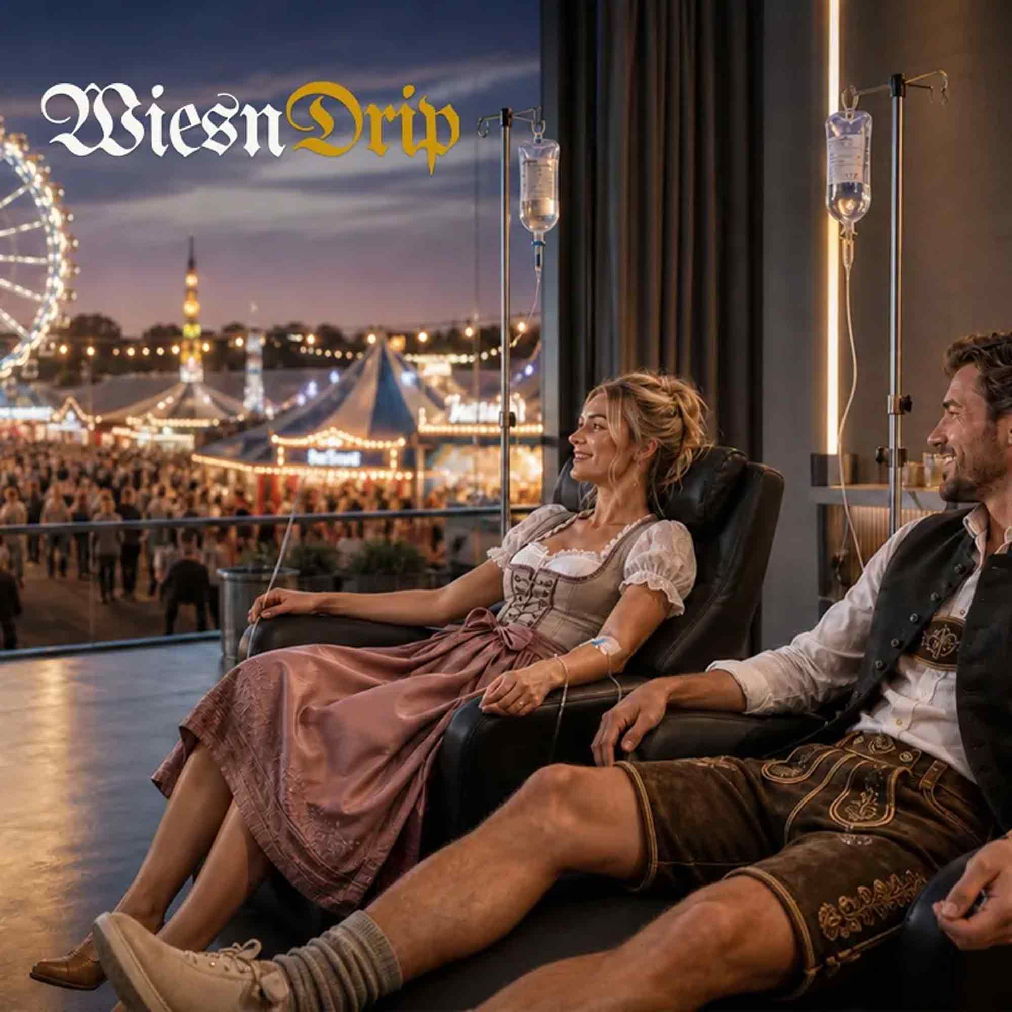 München bekommt den ersten »WiesnDrip«: IV Infusionen speziell für die Wiesn Saison München bekommt den ersten »WiesnDrip«: IV Infusionen speziell für die Wiesn Saison
