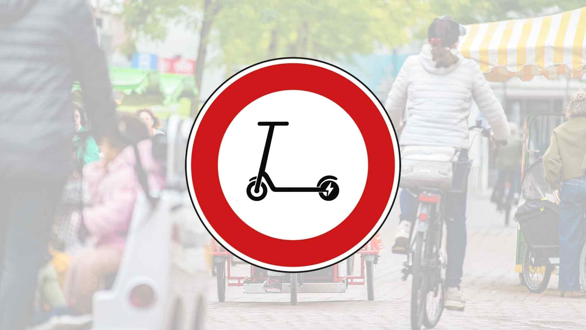 ¡E Scooter – lo que no se les permite hacer en Gütersloh!