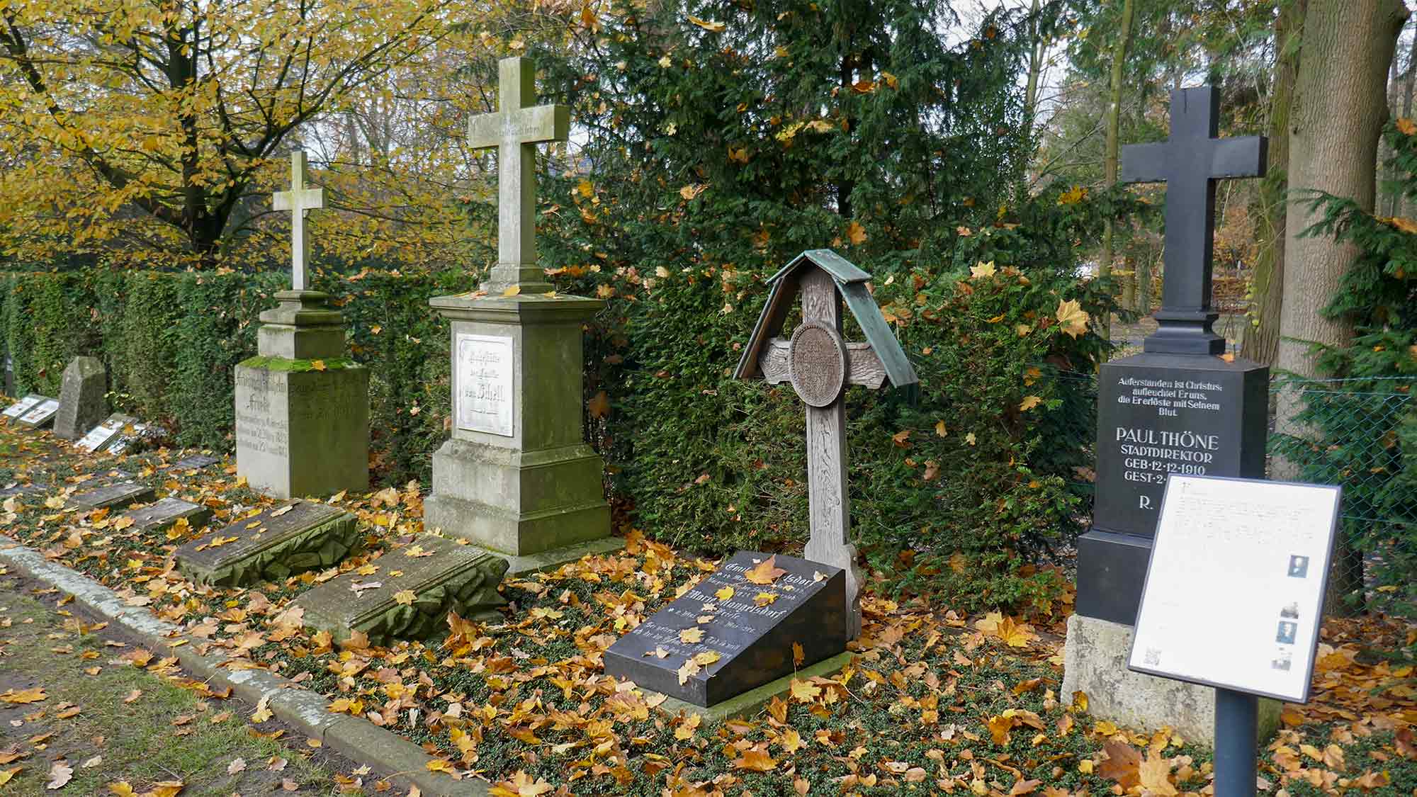 Das Lapidarium auf dem Alten Stadtfriedhof Gütersloh